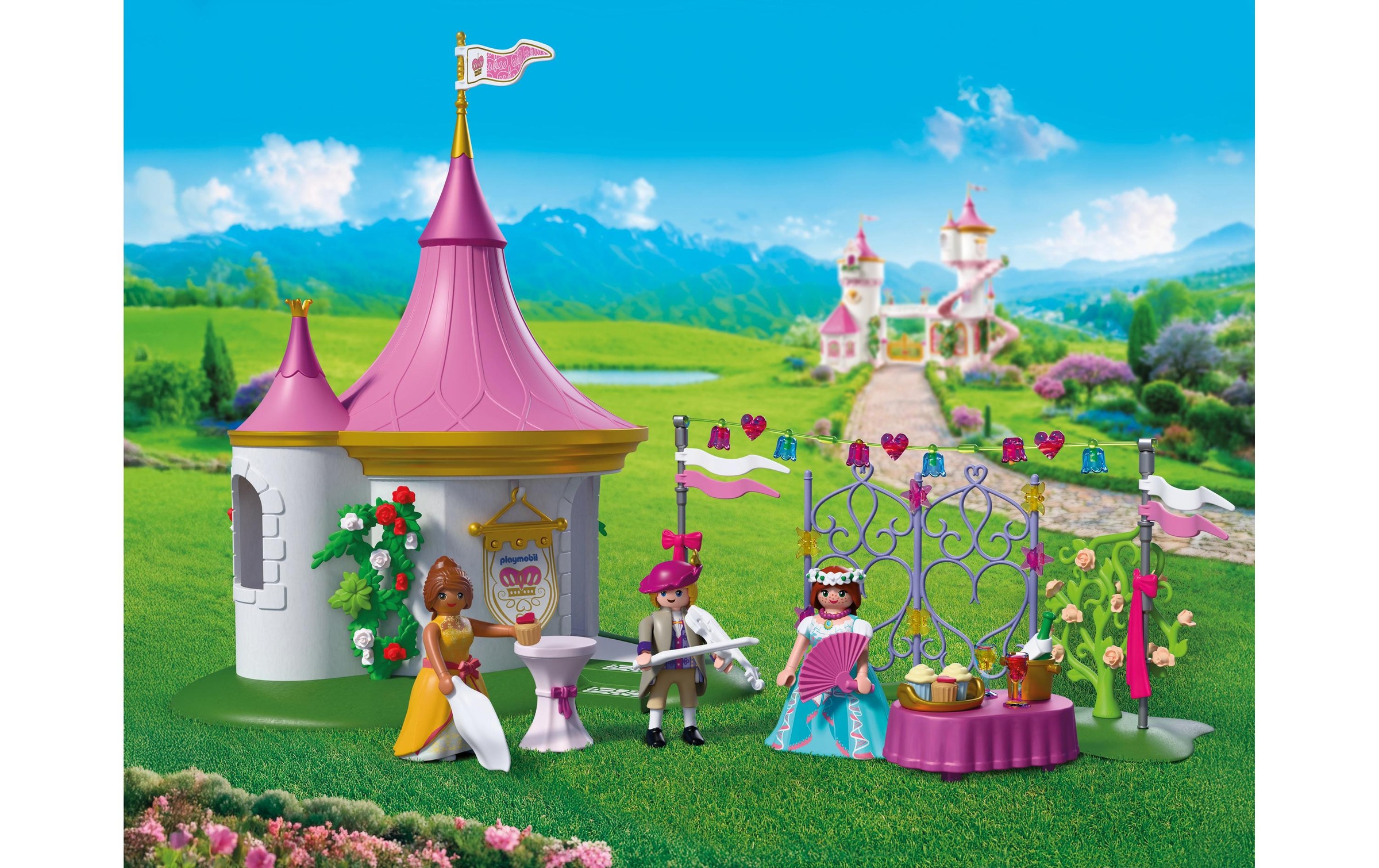 Playmobil® Konstruktions-Spielset »Maskenball im Pavillon (72052), Princess« Made in Europe