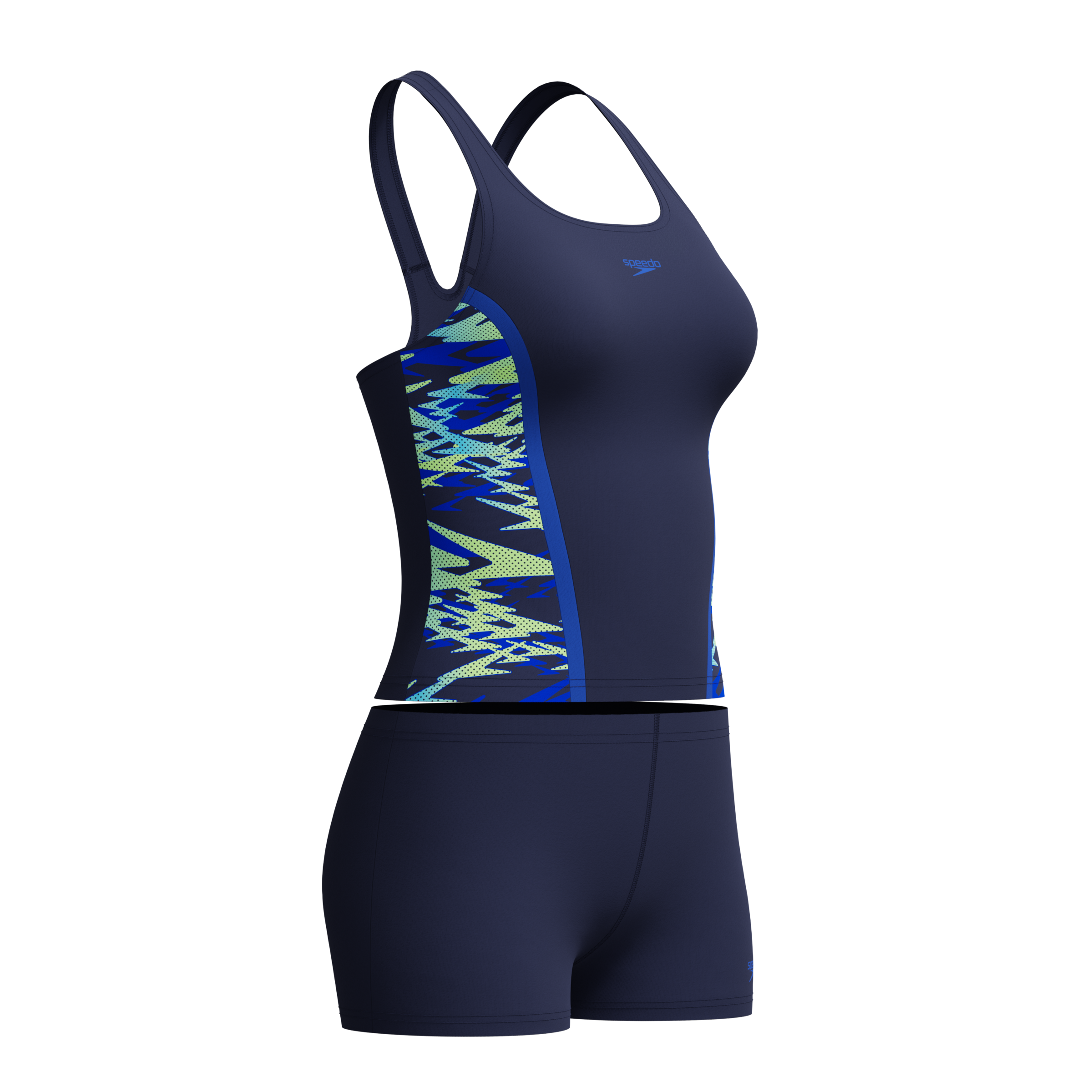 Speedo Tankini »HYPERBOOM SPLICE TANKINI SET BLK/GRN«