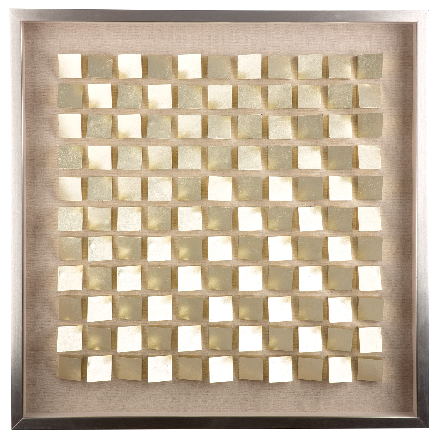 Casablanca by Gilde Tableau avec cadre »Bild quadratisch Rise champagnerfarben H. 70 cm« 1 cuis tlg.