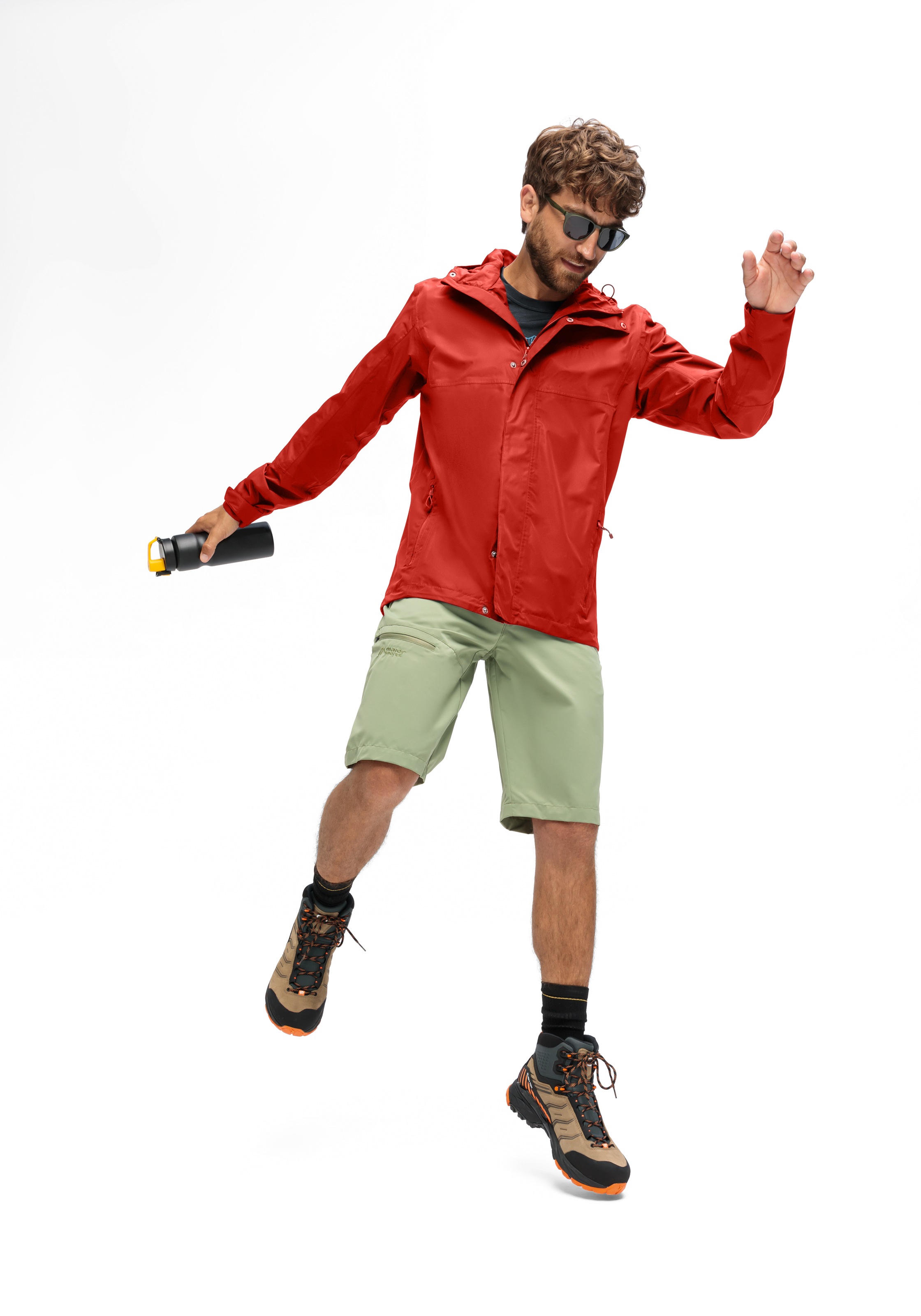Maier Sports Outdoorjacke »Abbenstein M«, Herren Jacke wasserdicht, Funktionsjacke 2 Taschen aussen + Innentasche