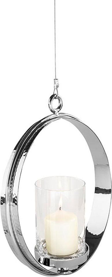 Image of Fink Kerzenhalter »COLETTE, silberfarben«, (1 St.), Hängeleuchter, Teelichthalter, zum Aufhängen, rund, handgefertigt, aus Metall, verschiedene Grössen erhältlich, dekorativ im Esszimmer & Wohnzimmer bei Ackermann Versand Schweiz