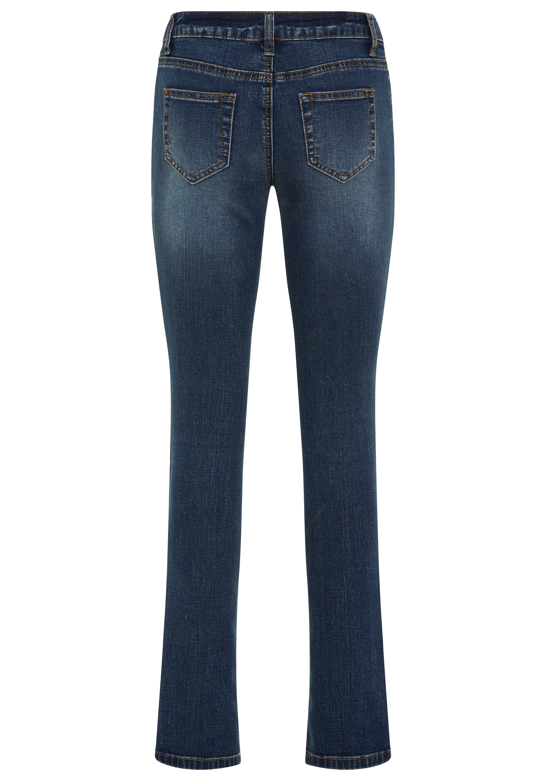 Arizona Comfort-fit-Jeans »mit Keileinsätzen«, niedrige Leibhöhe