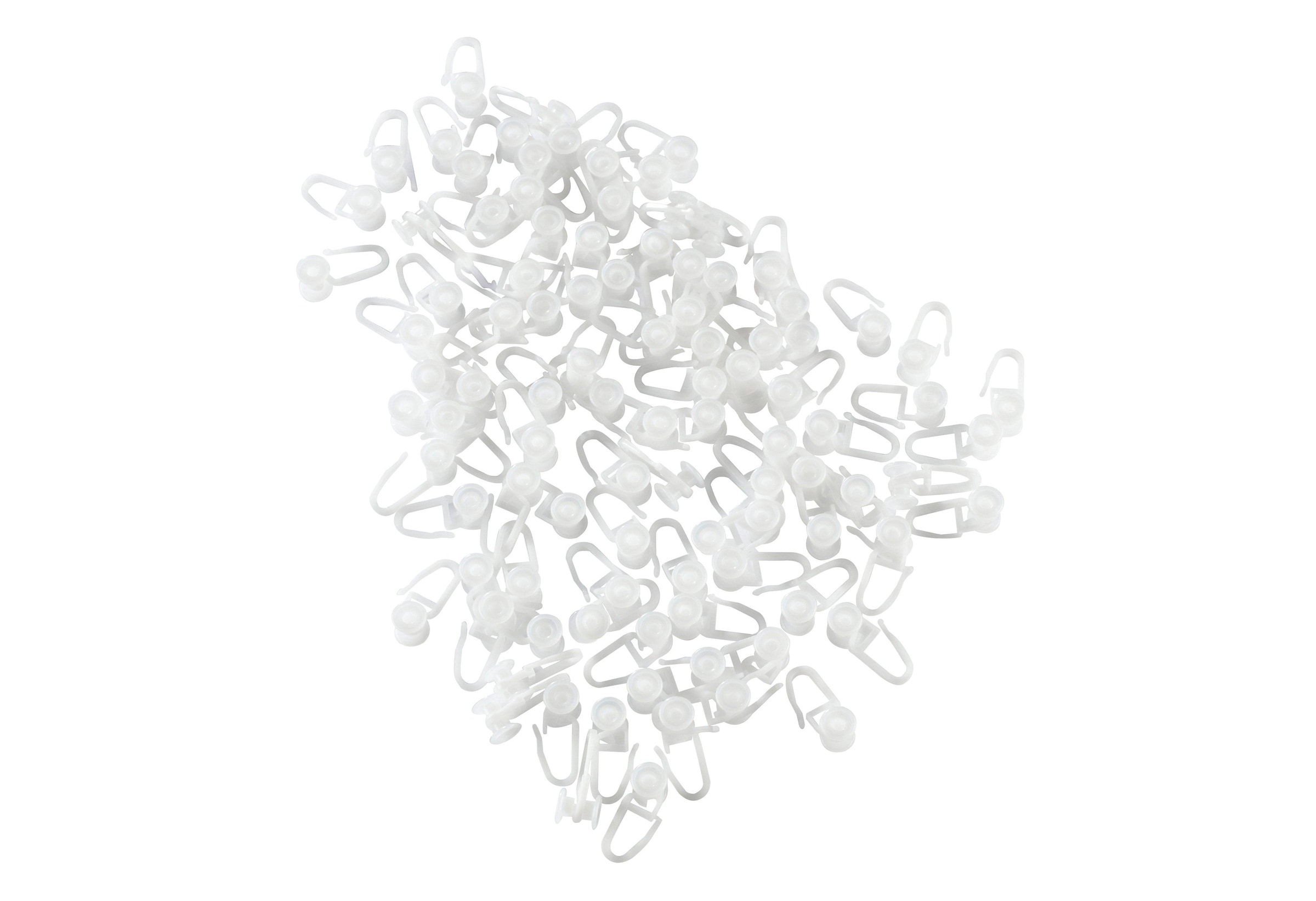 Image of GARESA Gardinenröllchen "Rollring für U-Profil" Rollring/Gleiter für U-Profil, Kunststoff, 100 Stück, Gleiteigenschaft
