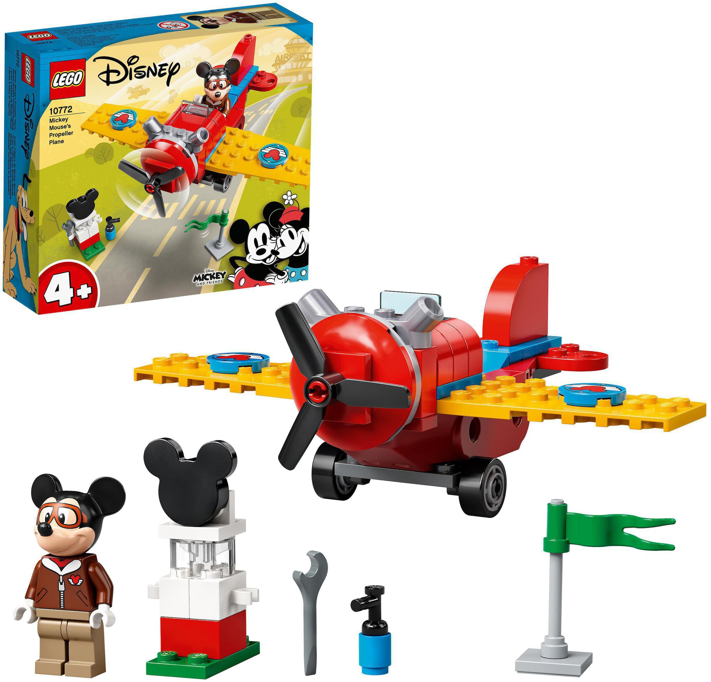 Image of LEGO® Konstruktionsspielsteine »Mickys Propellerflugzeug (10772), LEGO® Mickey & Friends«, (59 St.) bei Ackermann Versand Schweiz