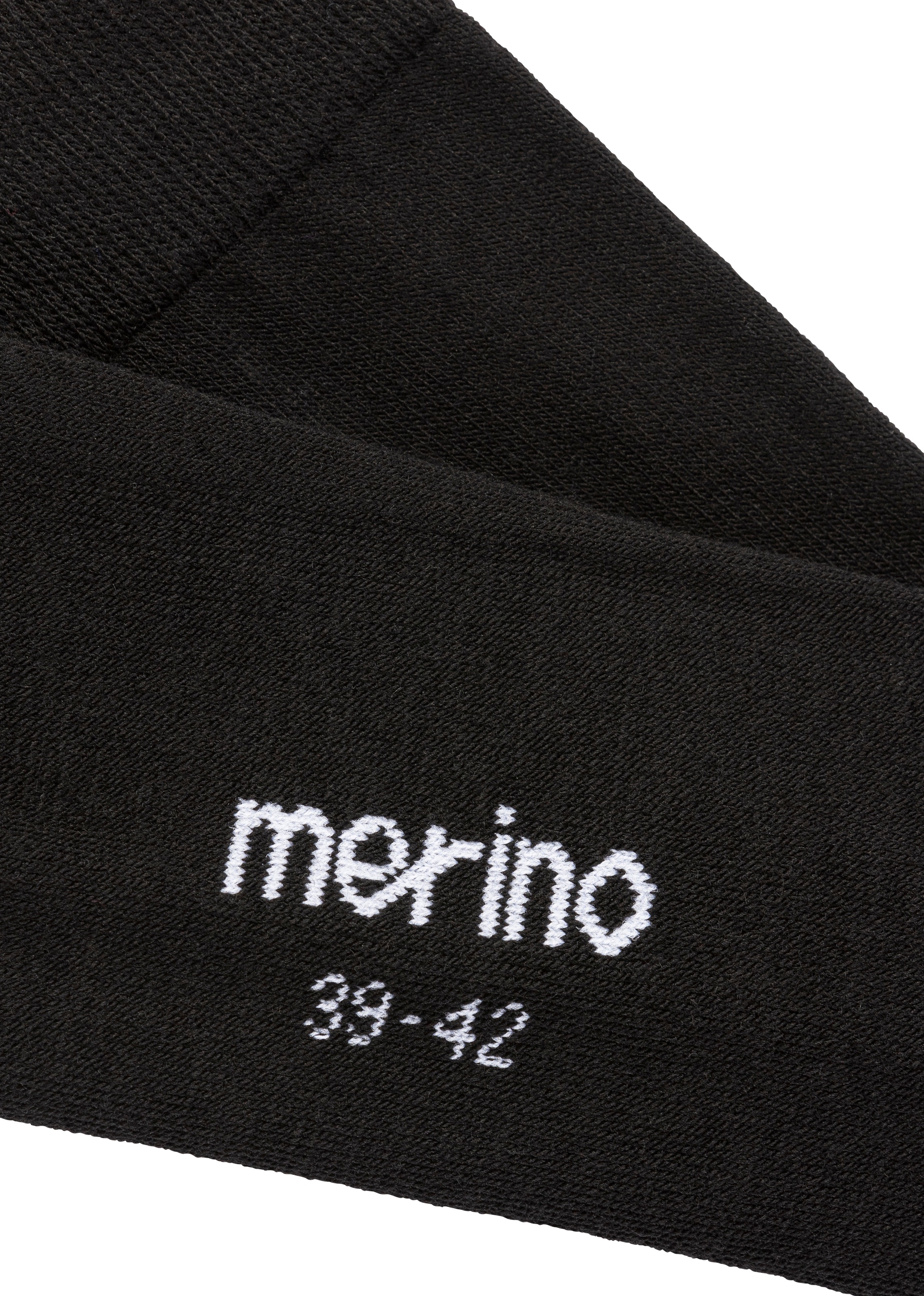 Apollo Basicsocken, (3er Pack), Unisex mit Stickerei und weichen Merinowoll-Anteil