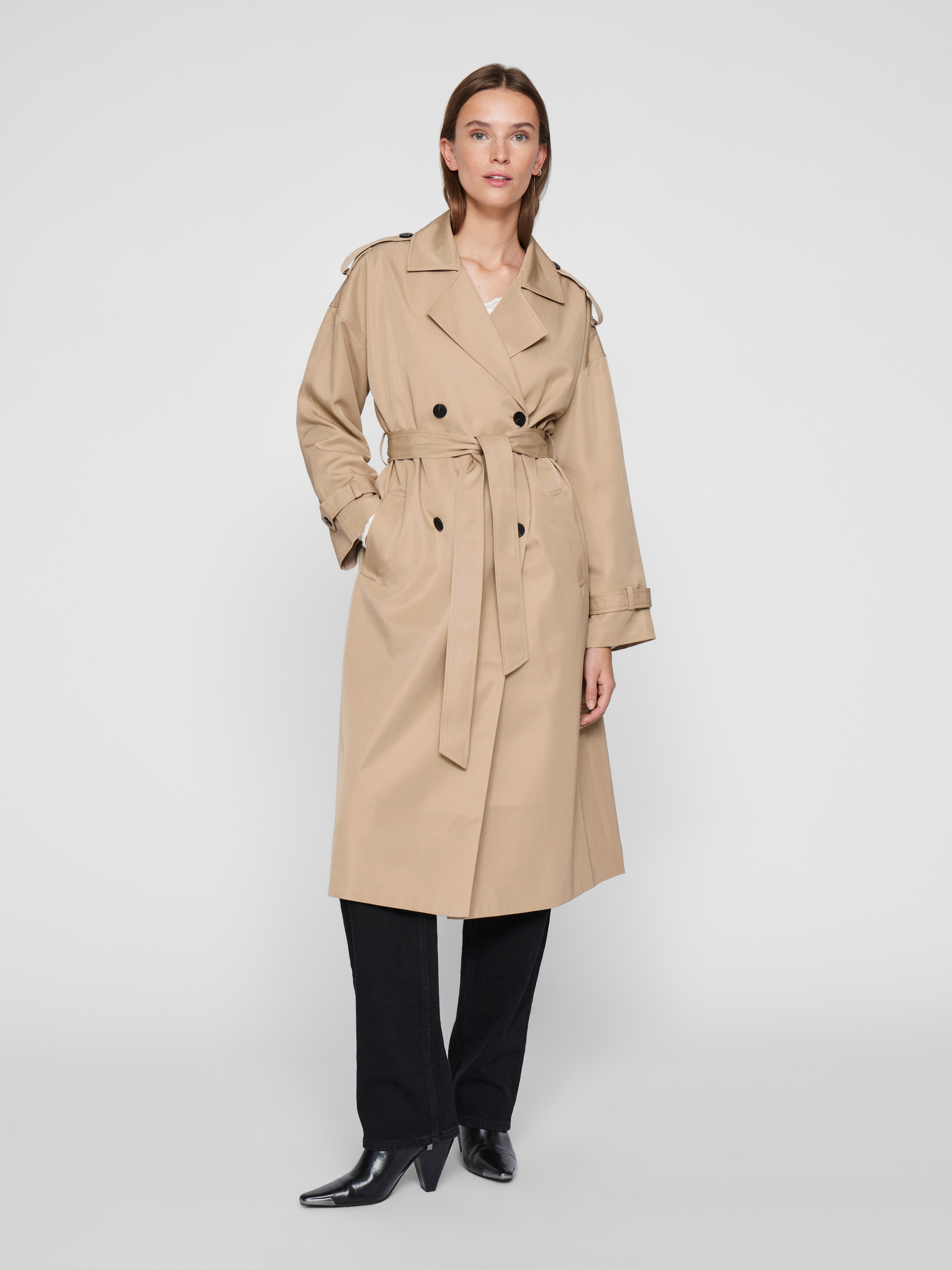 Vila Trench-coat »VIADDISON L/S  LONG TRENCHCOAT - NOOS«