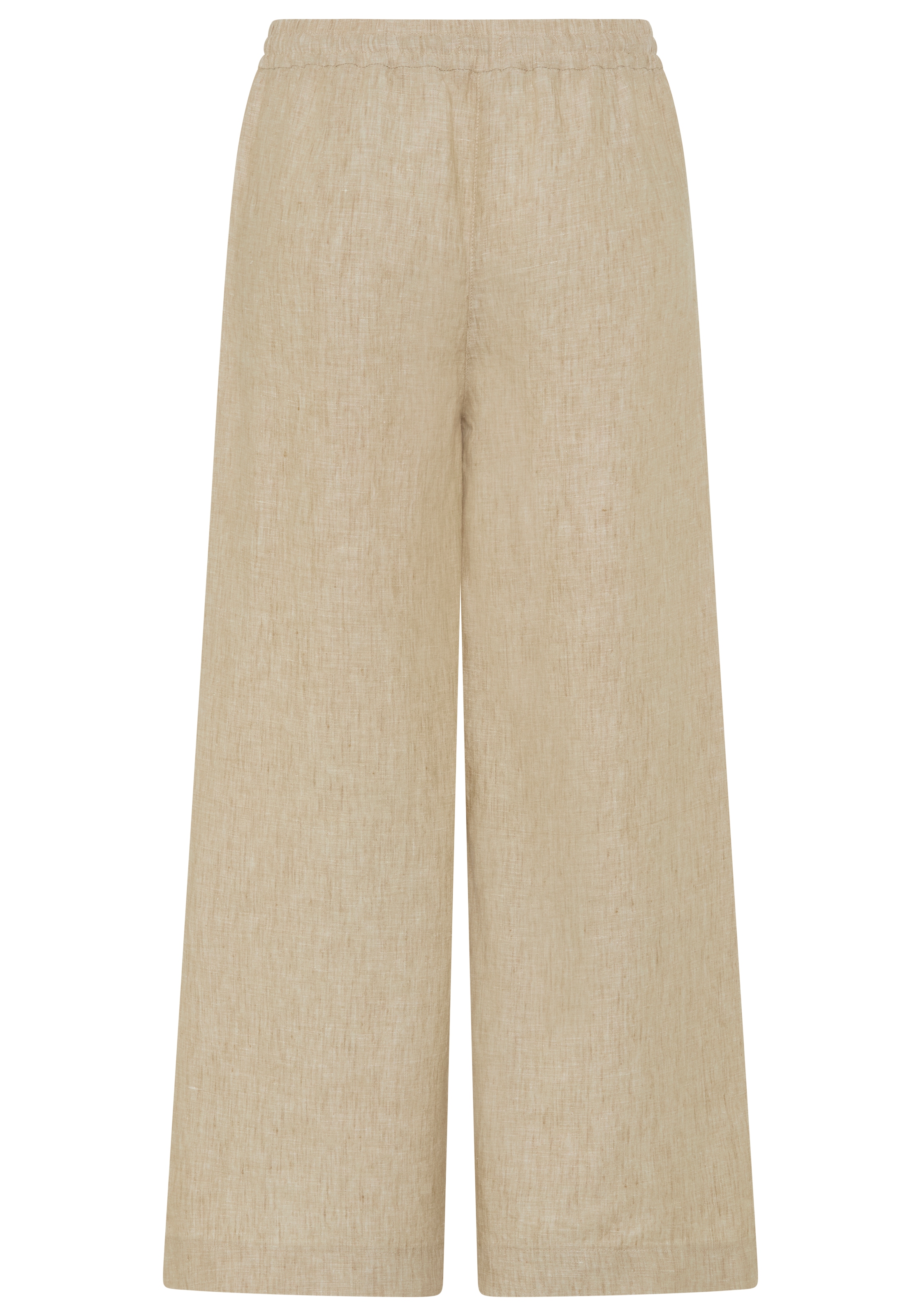 MAC Pantalon en lin »CALLIE cropped«  rayé avec cordon de serrage