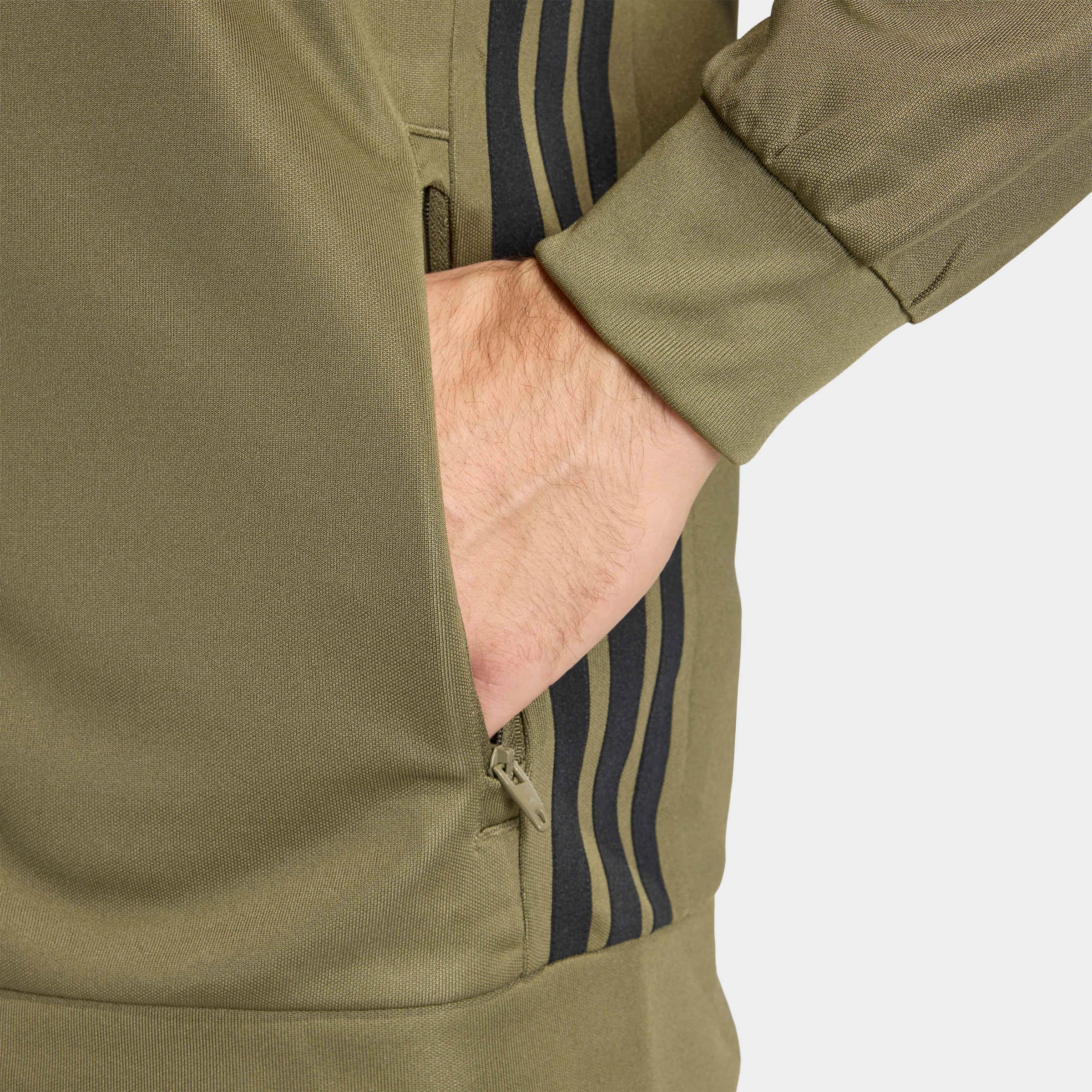 adidas Performance Veste d'entraînement »WORKOUT ESSENTIALS ALL-SET 3-STREIFEN, GEWIRKTES MATERIAL«