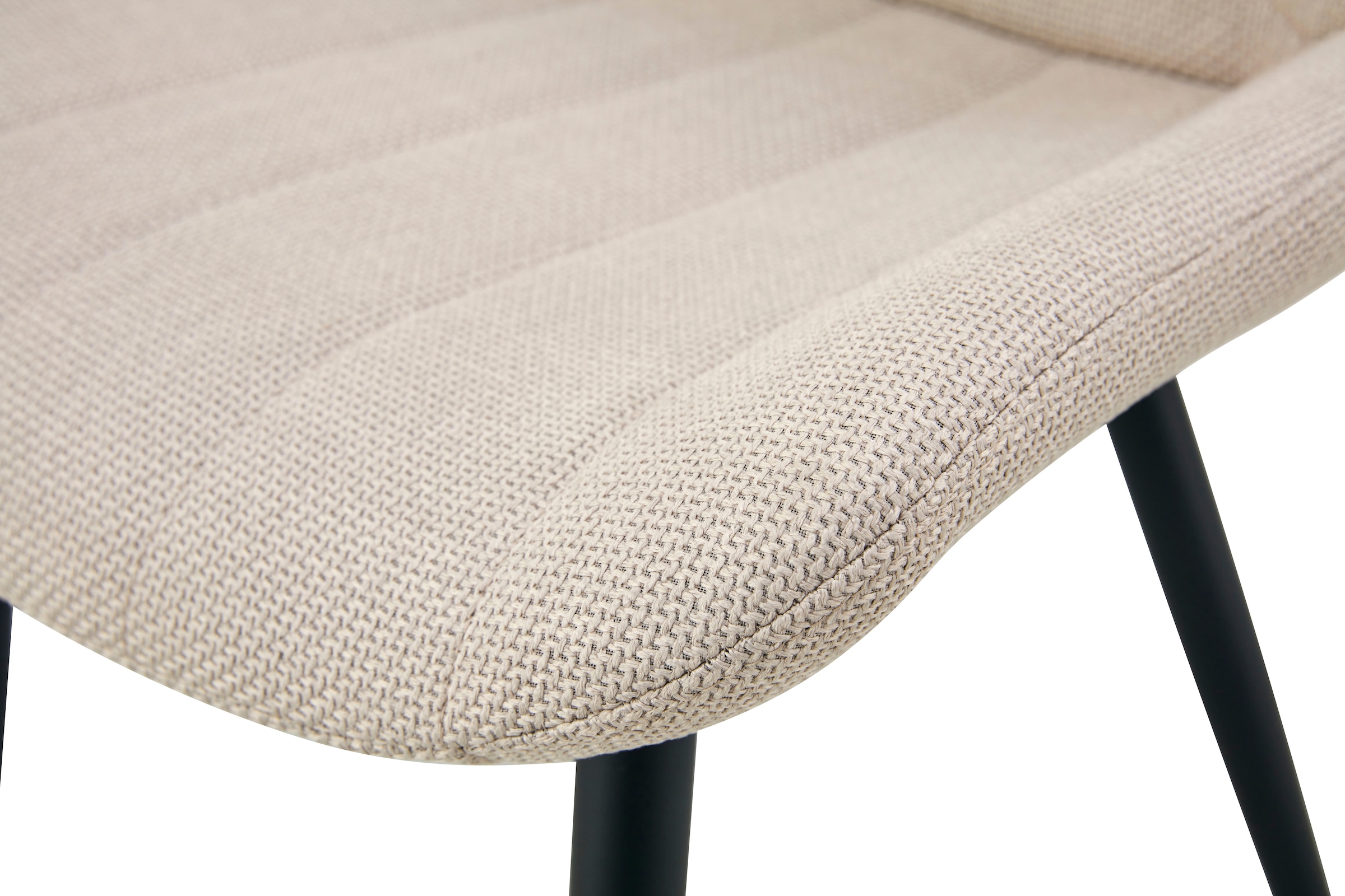 Home affaire Esszimmerstuhl »DAWSON, 2er Set, mit Metallgestell in matt schwarz« (Set) 2 Stk.in verschiedenen Farben, Belsatbarkeit pro Stuhl 120 kg