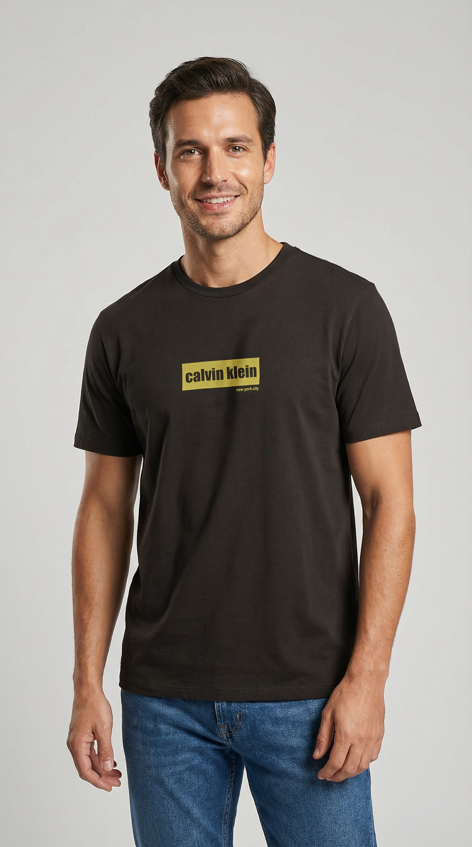 Image of Calvin Klein Jeans T-Shirt "SS 30s E CLVN LN BG" mit Logo-Schriftzug