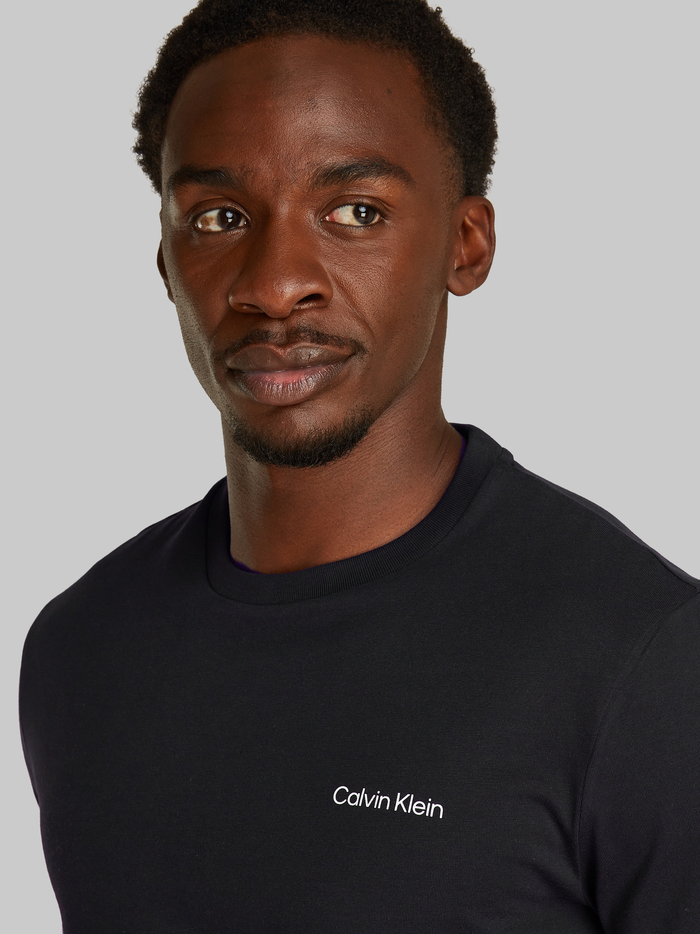 Calvin Klein T-Shirt »CP-LINEAR BOX LOGO T-SHIRT«, in Unifarbe
