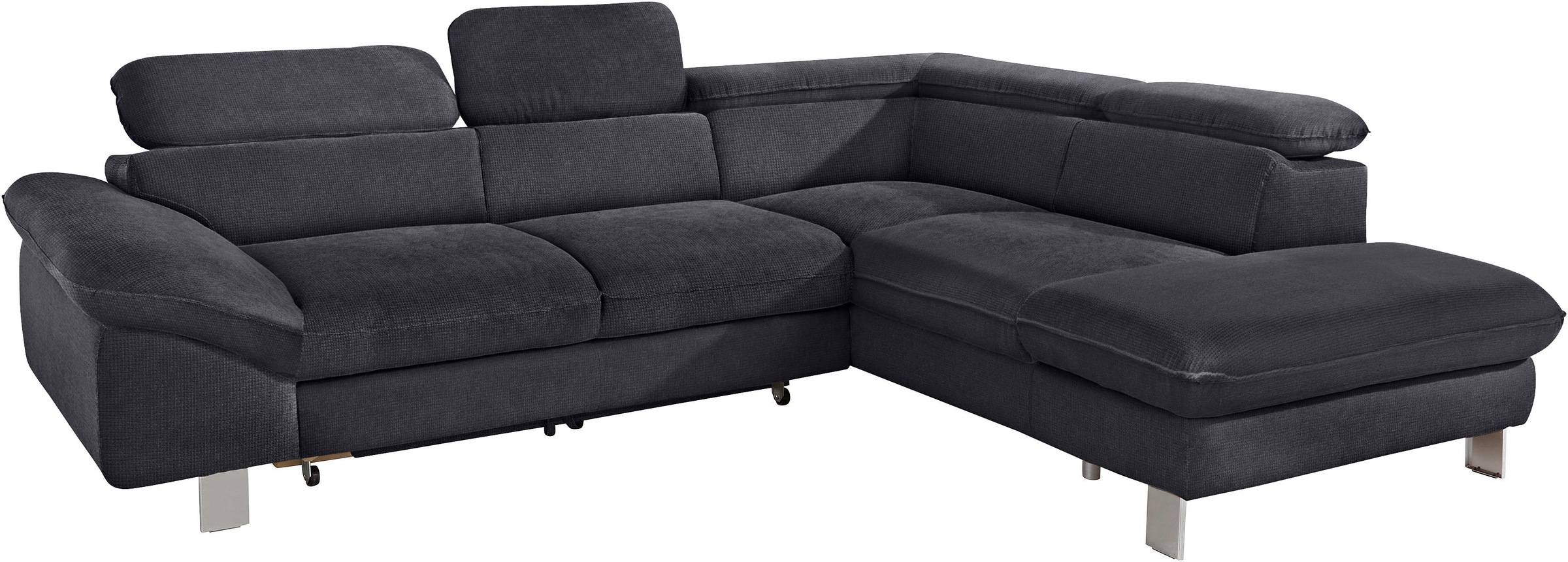 COTTA Canapé d'angle »Driver L-Form« mit Kopfteilverstellung, wahlweise mit Bettfunktion & Bettkasten