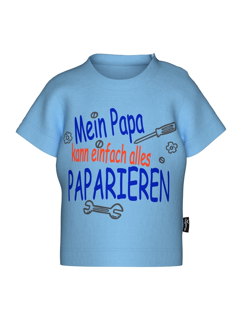 Trigema T-Shirt »TRIGEMA T-Shirt mit lustigem Spruch-Print« 1 Stk.
