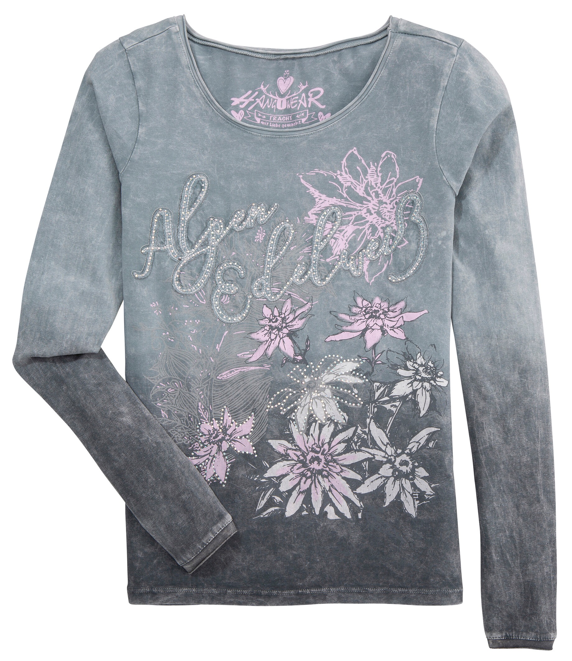 Image of Hangowear Trachtenshirt »Carolin«, Damen, mit Strasssteinen bei Ackermann Versand Schweiz