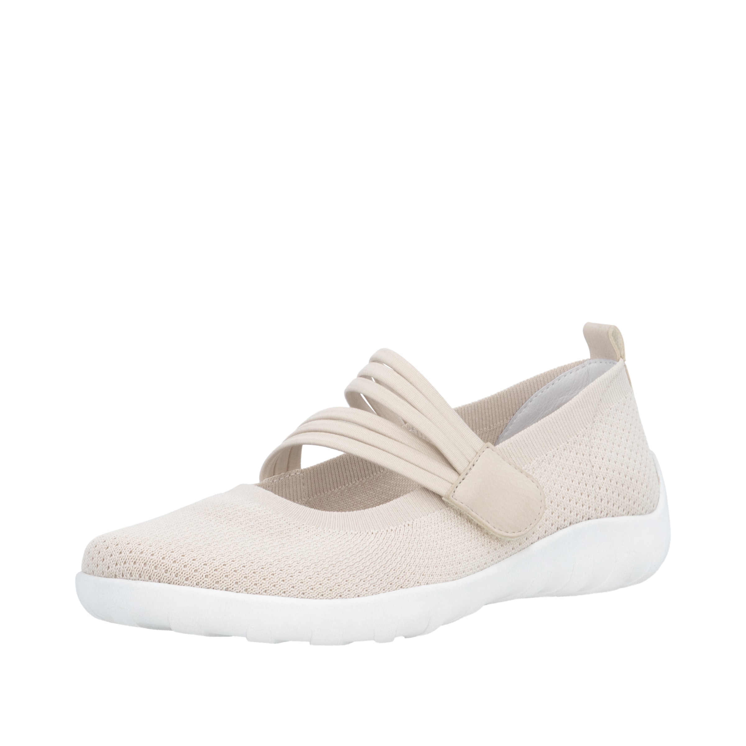 Remonte Riemchenballerina  Slipper, Schlupfschuh, Sommerschuh, Klettschuh mit Softfussbett