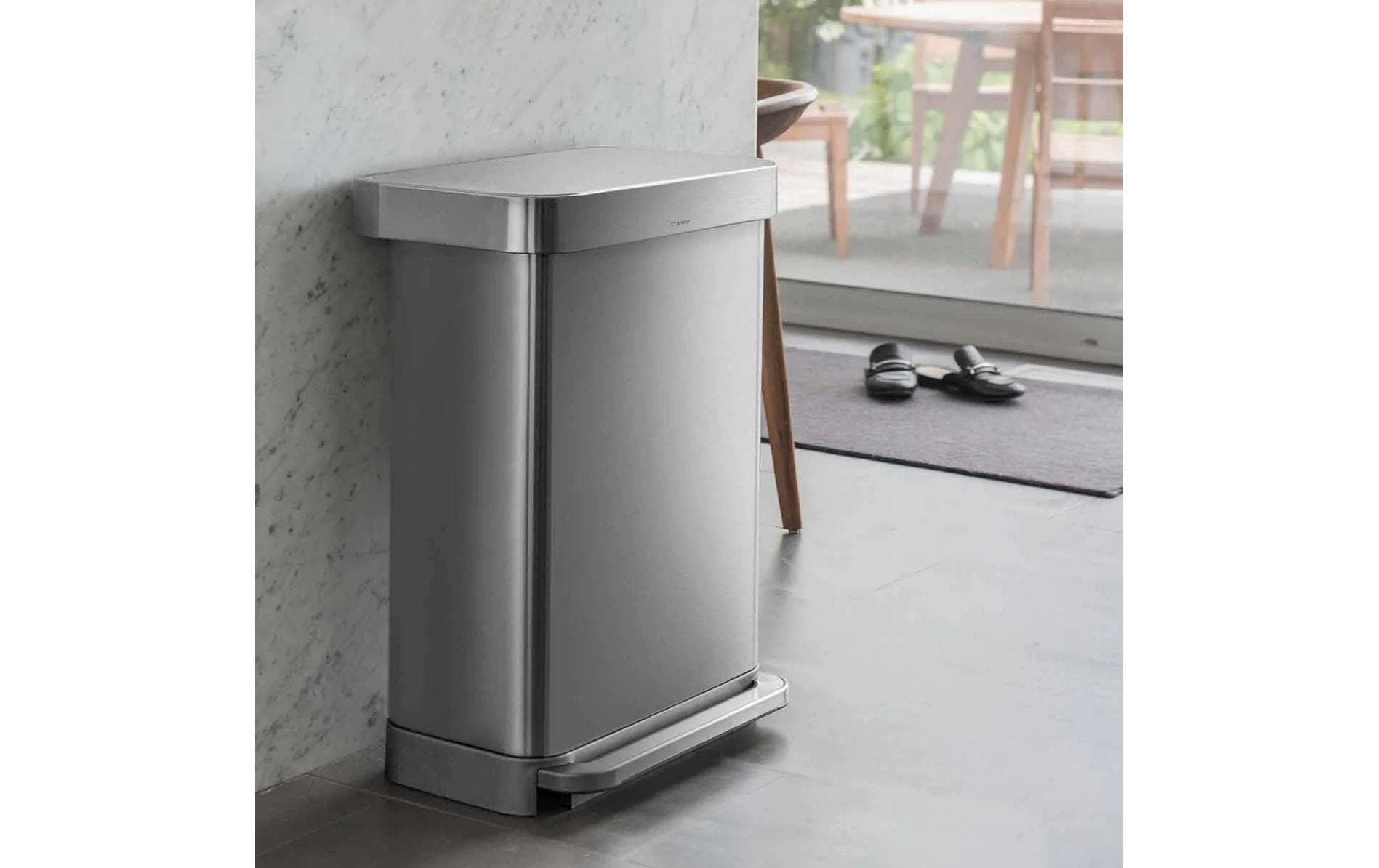 simplehuman Poubelle »Rechteckiger 45L« 1 Behälter