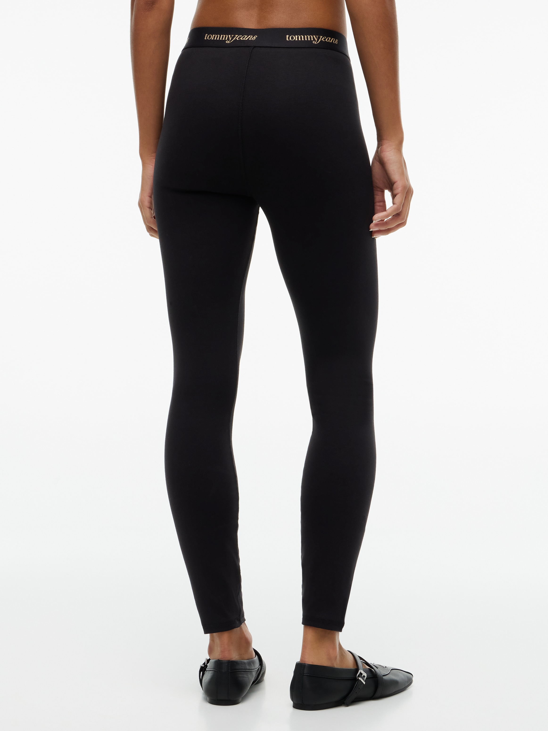 Tommy Jeans Leggings »TJW TAPE LEGGINGS«  Baumwollmischung, schmal geschnitten