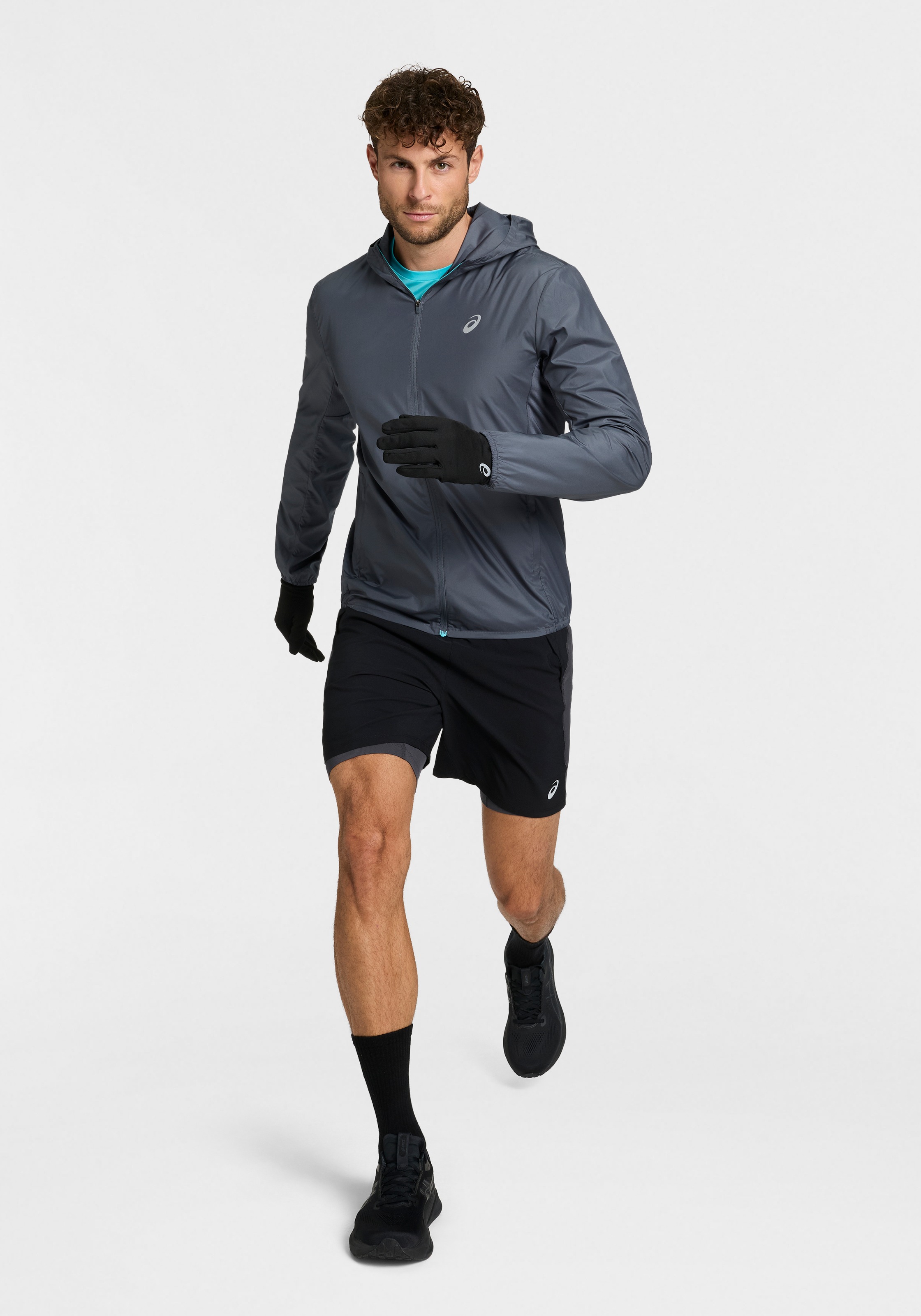 Asics Short de course »ROAD 2-N-1 7IN SHORT«  design 2-en-1, avec poches fendues, style sportif
