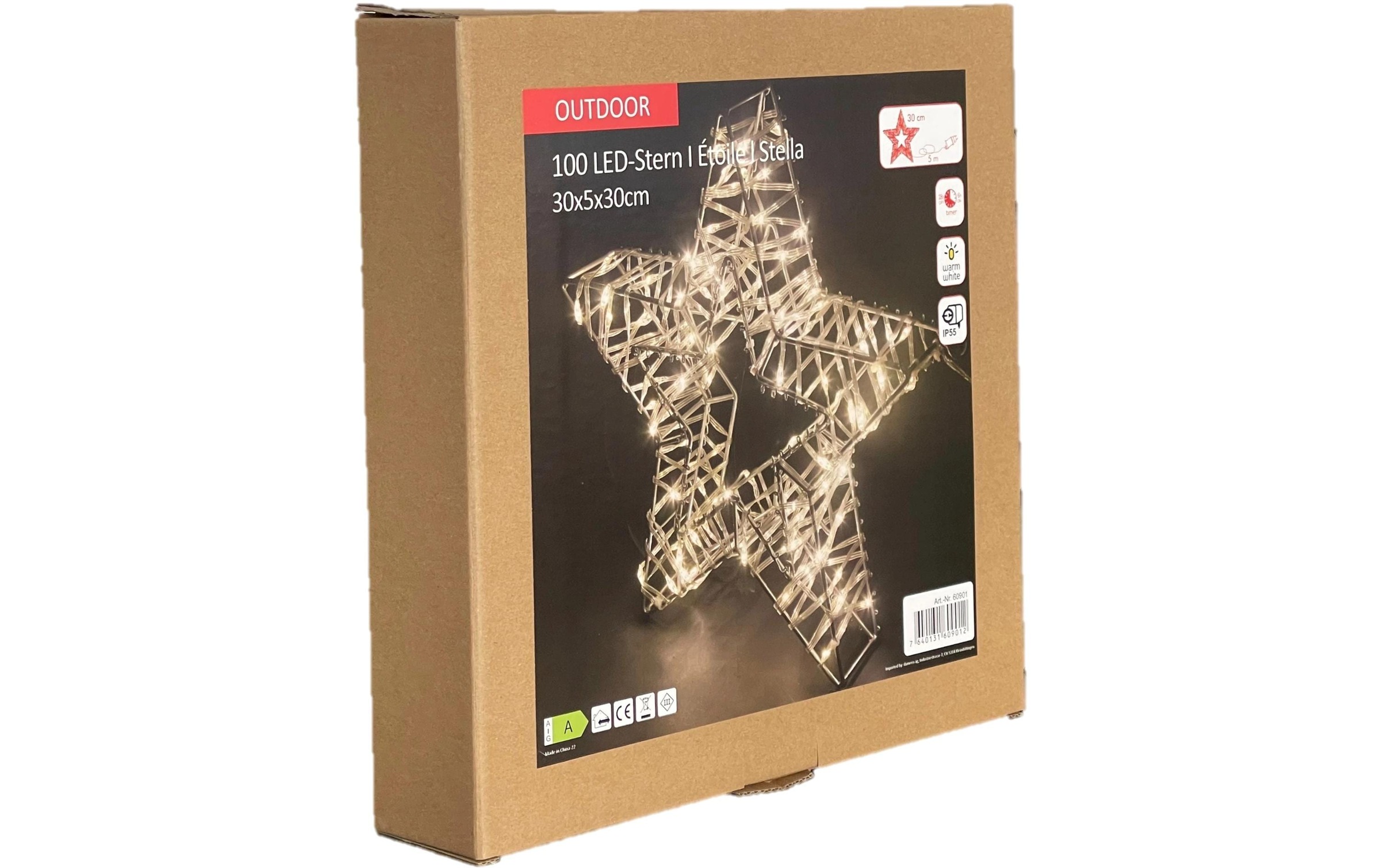   Figurine décorative LED »Dameco Stern 100 LEDs« blanc chaud