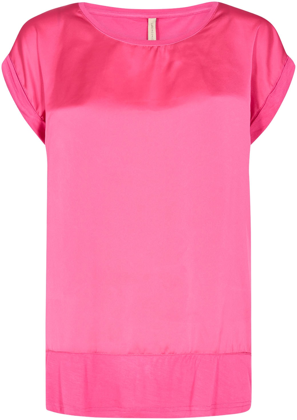 soyaconcept Shirtbluse »SC-THILDE 6«, Vorderteil aus Satin, der Rücken aus  Jersey Acheter confortablement