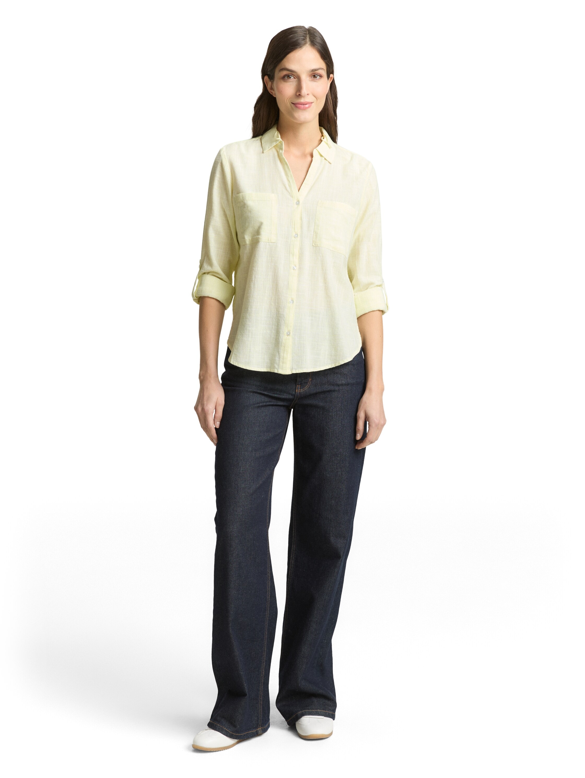 TOM TAILOR Blouse à manches longues »Regular« avec poches poitrine