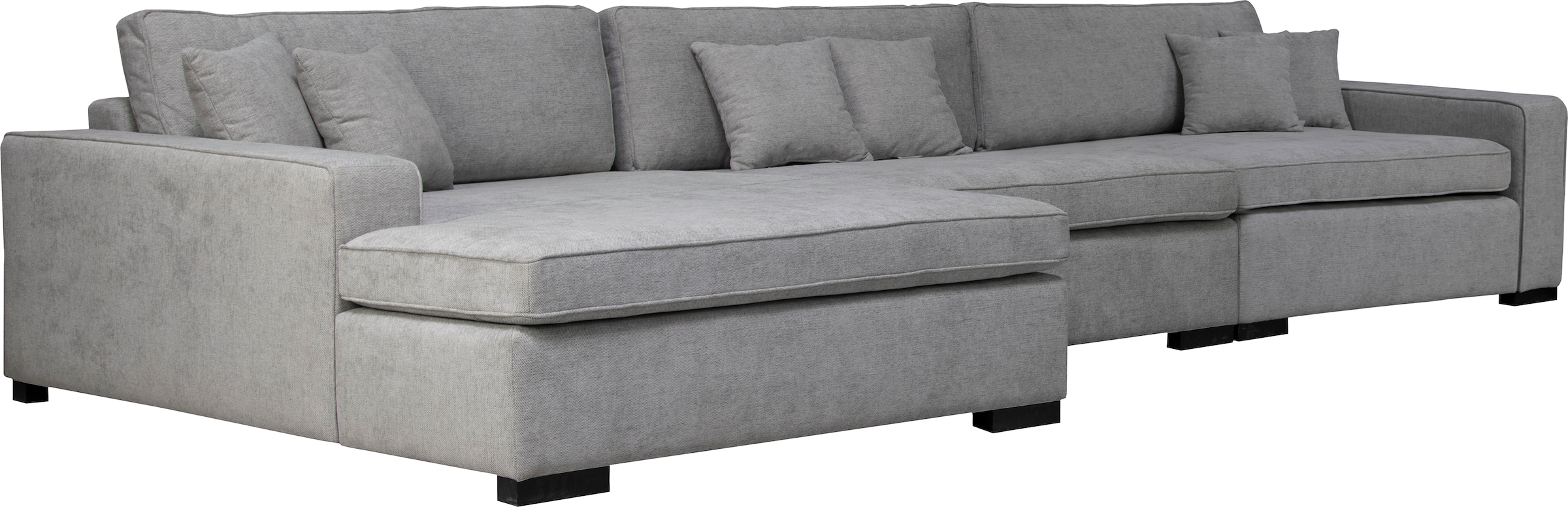 Home affaire Elément d'angle du canapé »Skara XXL L-Form« Lounge-Sofa XXL mit Federkern-Polsterung, in vielen Bezugsvarianten