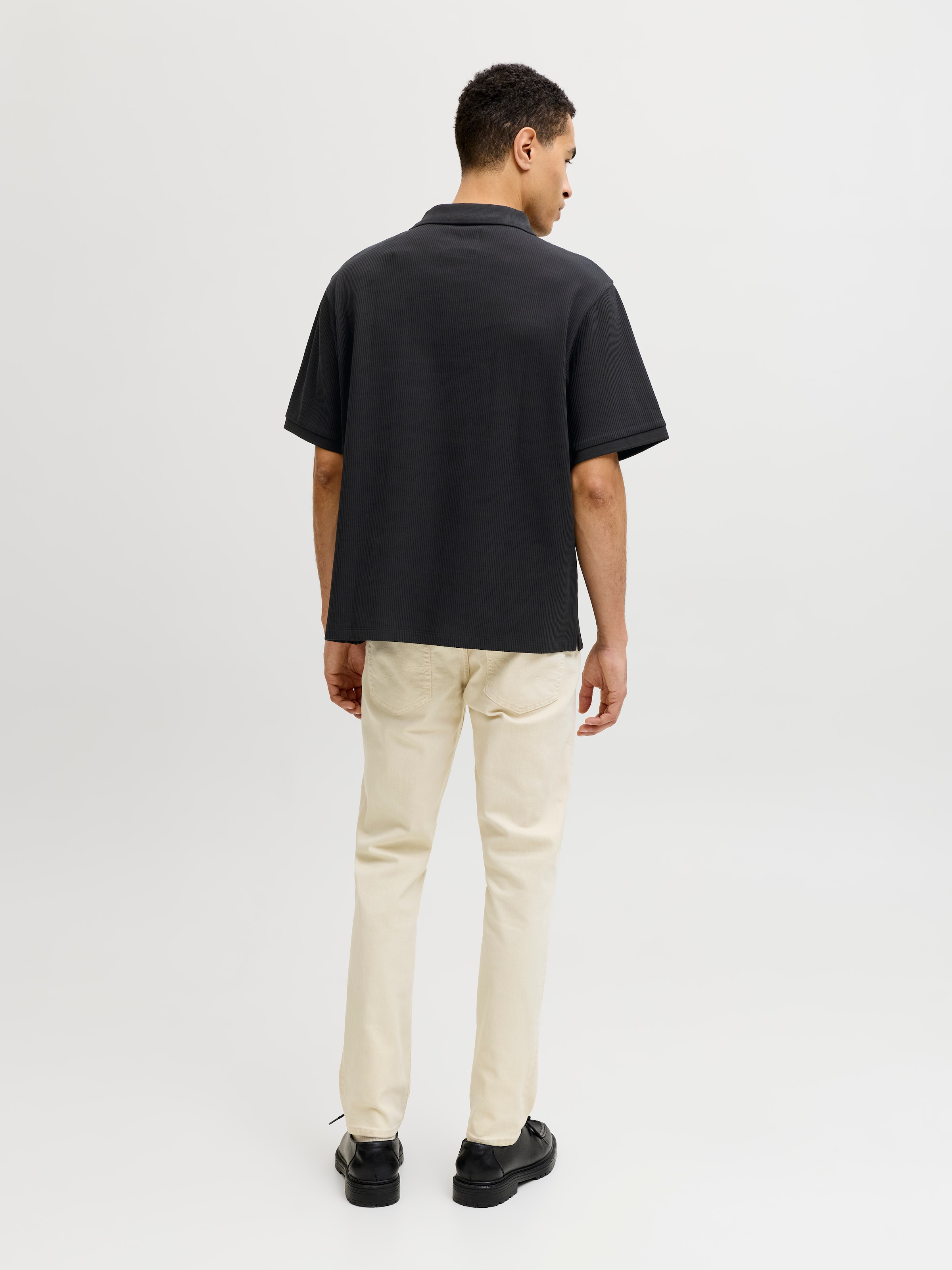 Jack & Jones Polo »JJEHARRISON STRUCTURE POLO SS LN« mit Polokragen