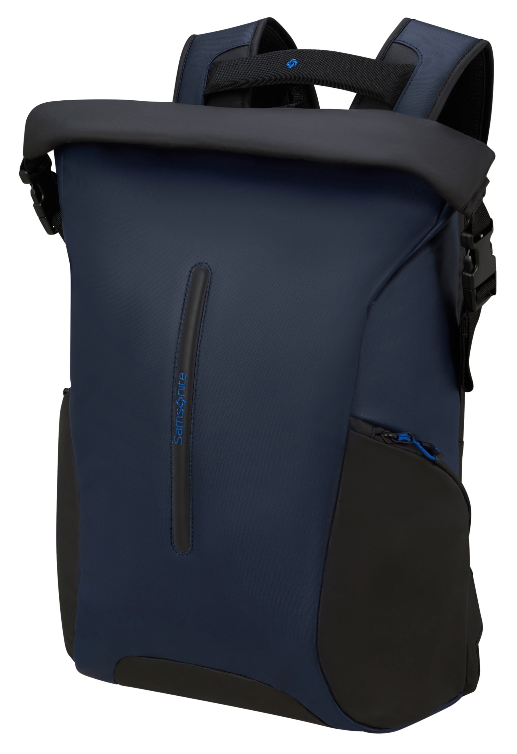 Samsonite Reiserucksack »ECODIVER L« Freizeitrucksack Laptoprucksack Trolleyaufstecksystem Rolltop Backpack