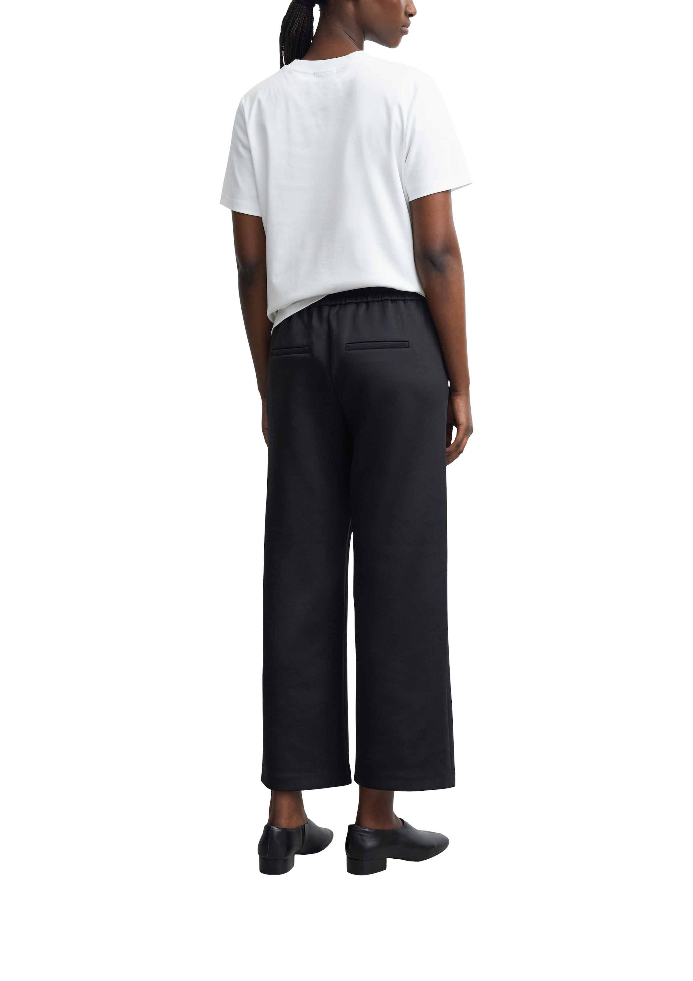 Comma Pantalon à enfiler »Scuba«  avec ceinture élastique stretch