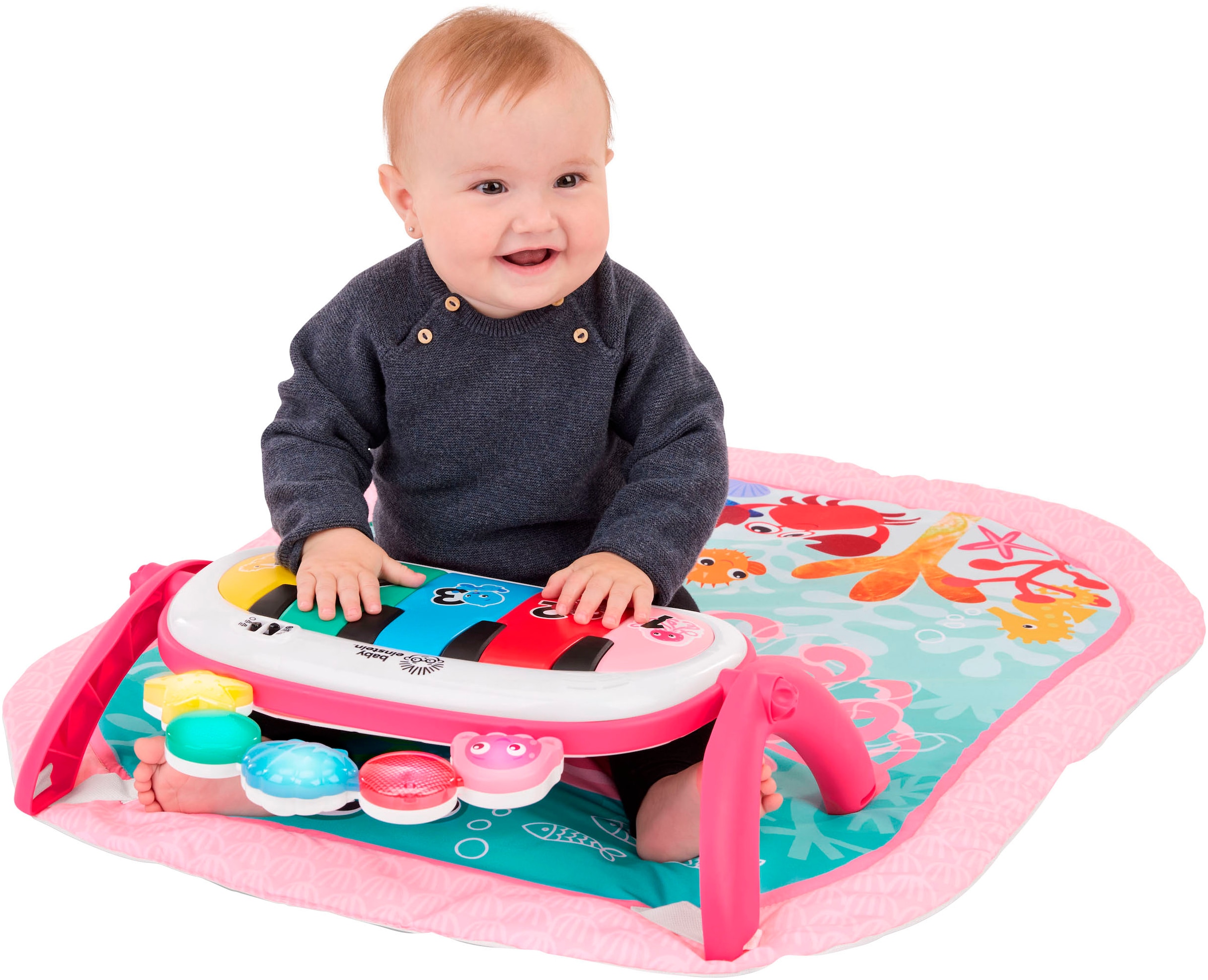 Baby Einstein Arche de jeu »4-in-1 Kickin’ Tunes Jellyfish Jamboree Music & Language Discovery Gym« mit Soundeffekt