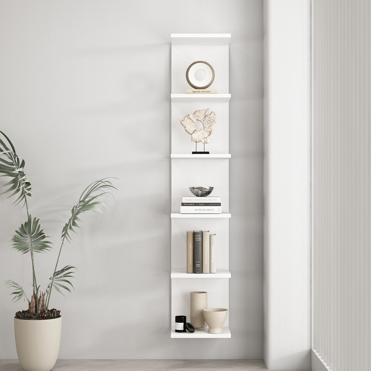 GOODproduct Wandregal »Moid« dekorativer Stauraum, Wandmontage