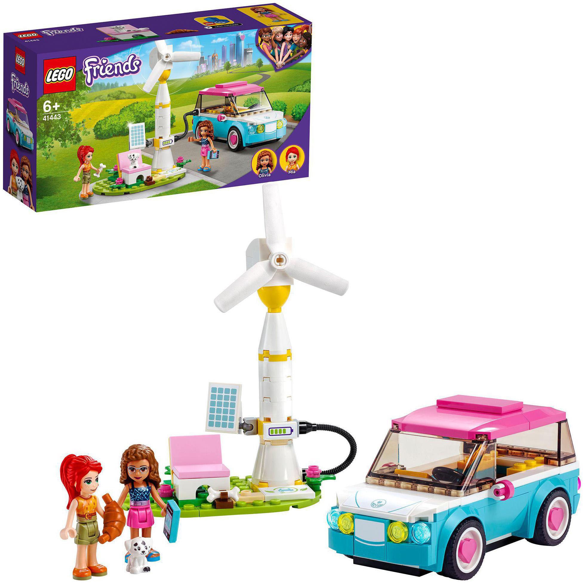 LEGO® Konstruktionsspielsteine »Olivias Elektroauto (41443), LEGO® Friends«, (183 St.), Made in Europe