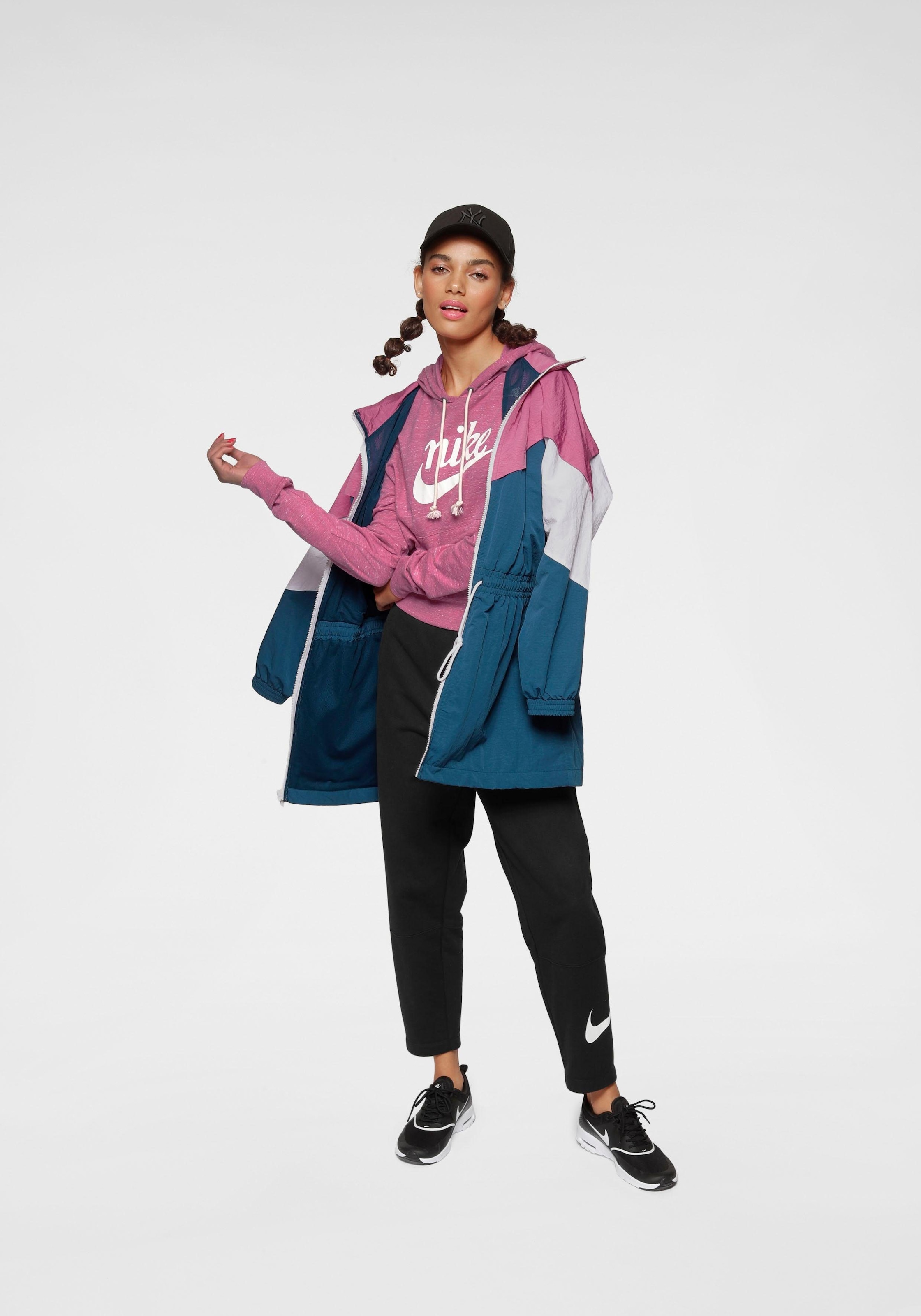 Women's nike sportswear woven long 2024 track jacket