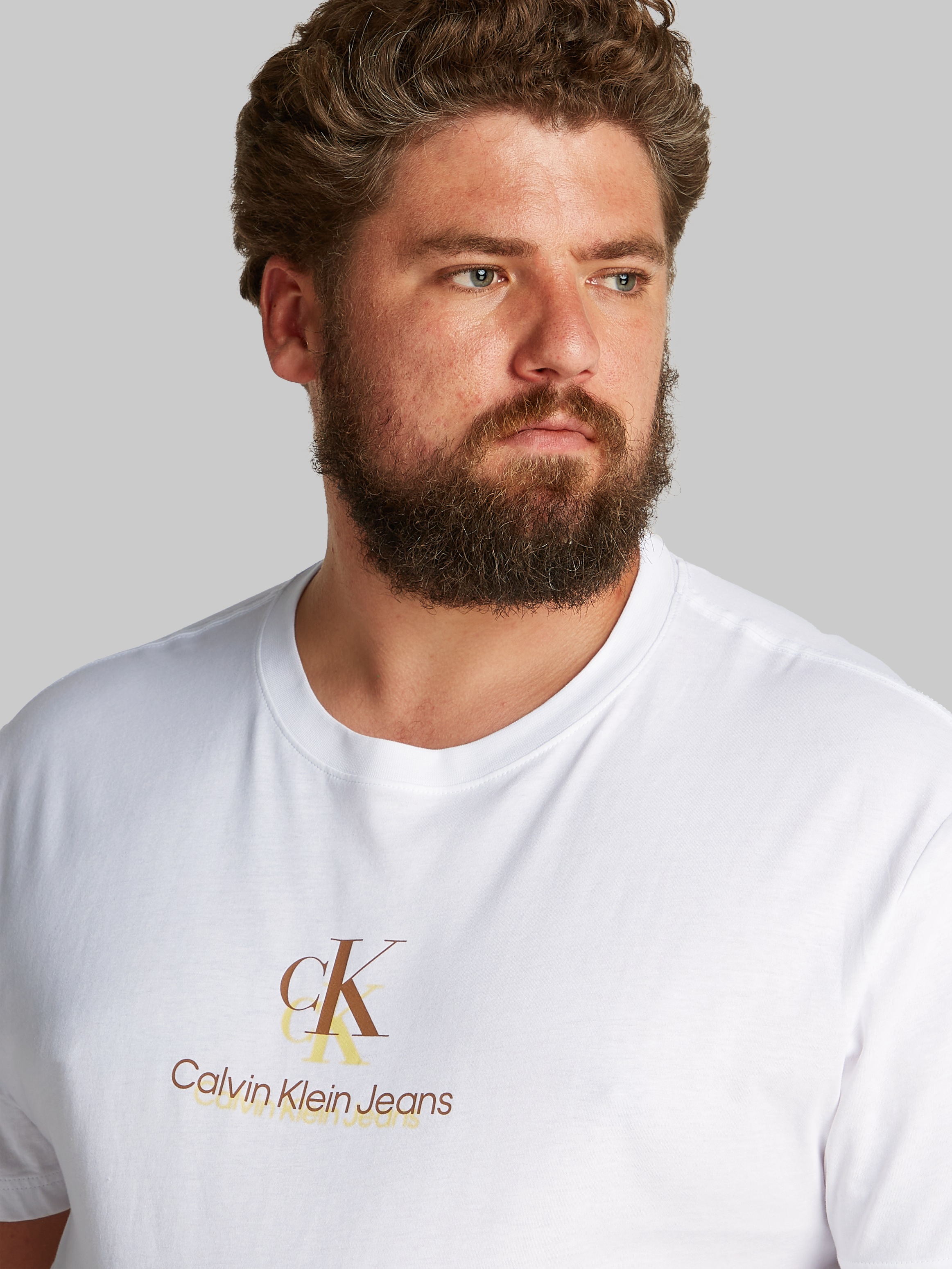 Calvin Klein Jeans Plus T-Shirt »PLUS SHADOW LOGO TEE«, in grossen Grössen