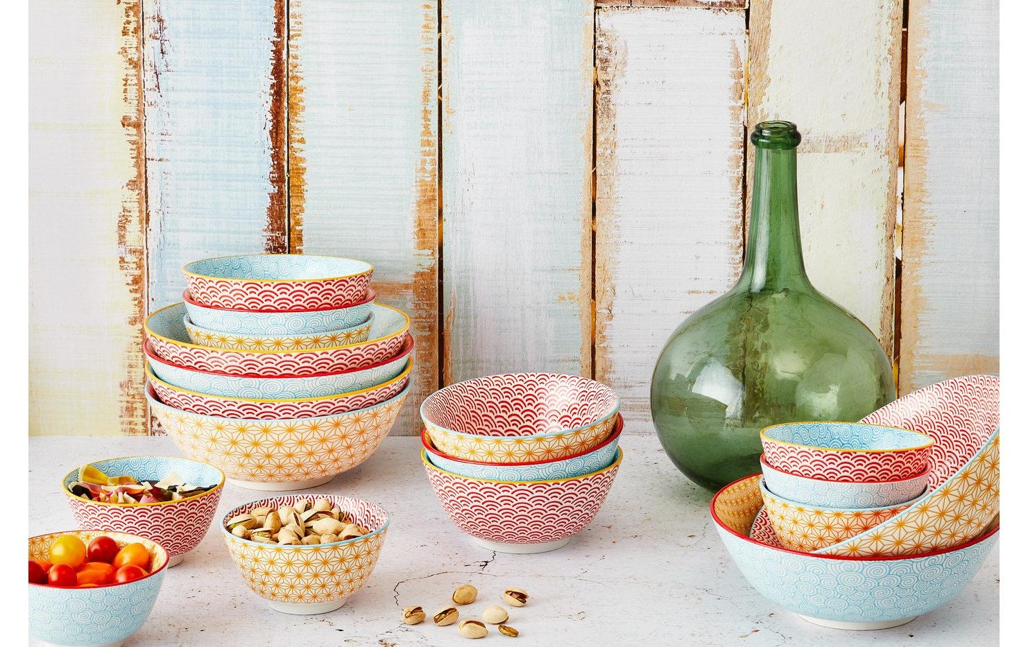  Müslischale »Björn Pattern Ø15 cm - 6-teilig« aus Porzellan