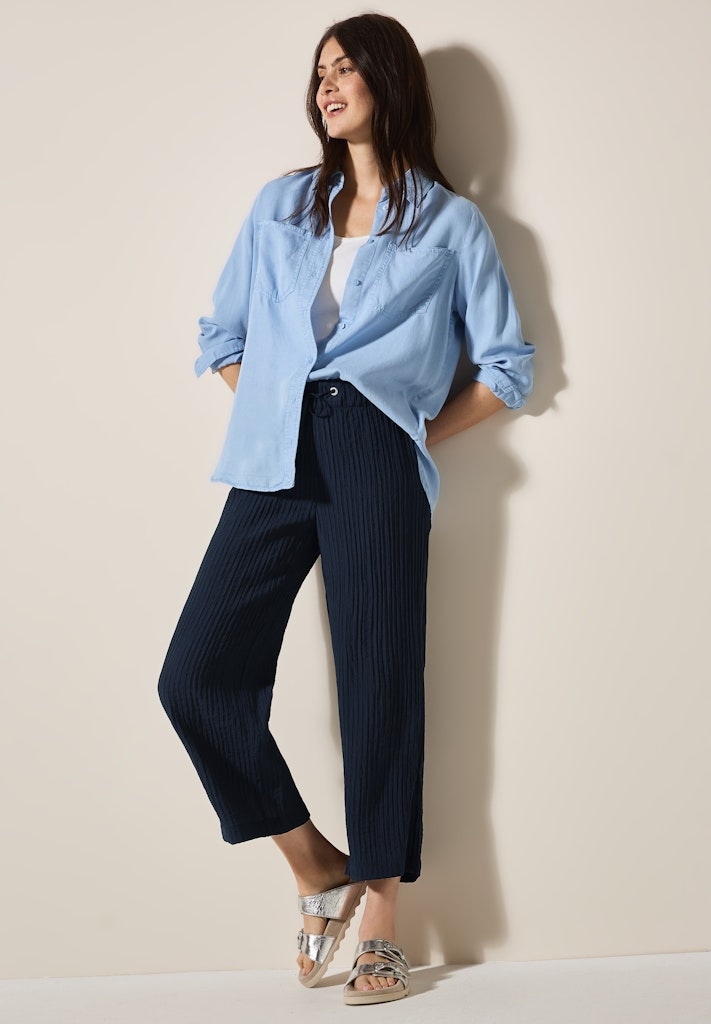 Cecil Stoffhose »Style Neele«  im Loose Fit, Stukturhose