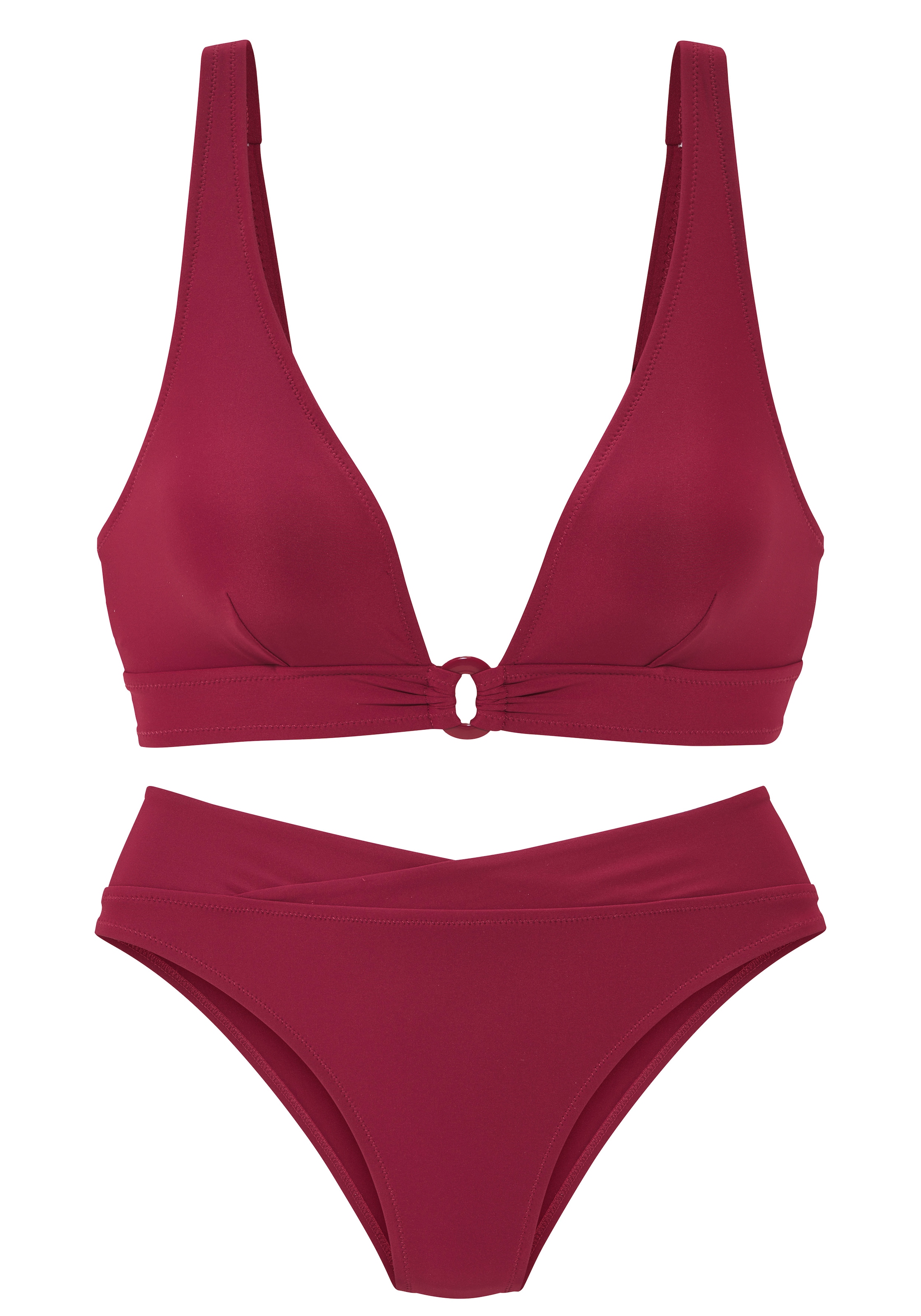 LASCANA Bikini triangle avec détail décoratif à l'encolure