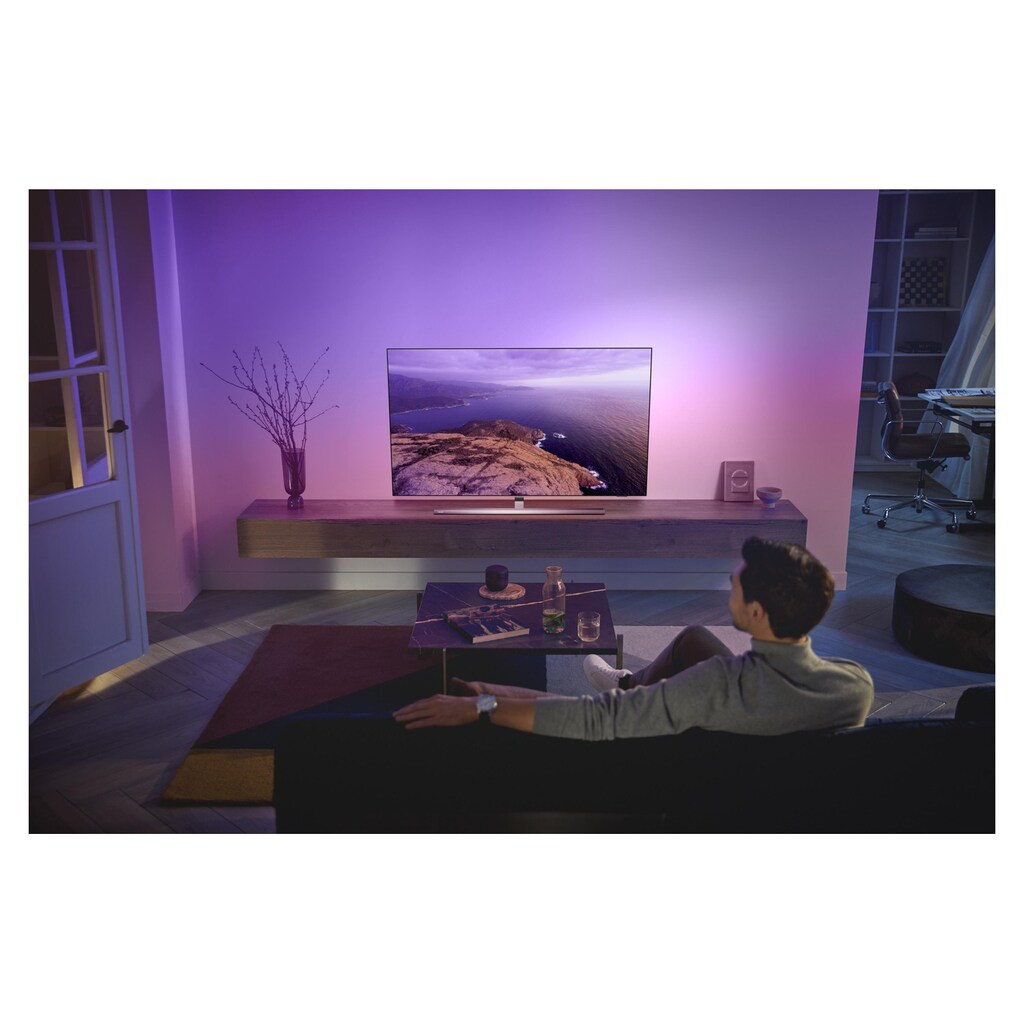 Philips LED-Fernseher »TV 77OLED807/12, 77 OLED-TV«, 194 cm/77 Zoll, 4K Ultra HD, Smart-TV