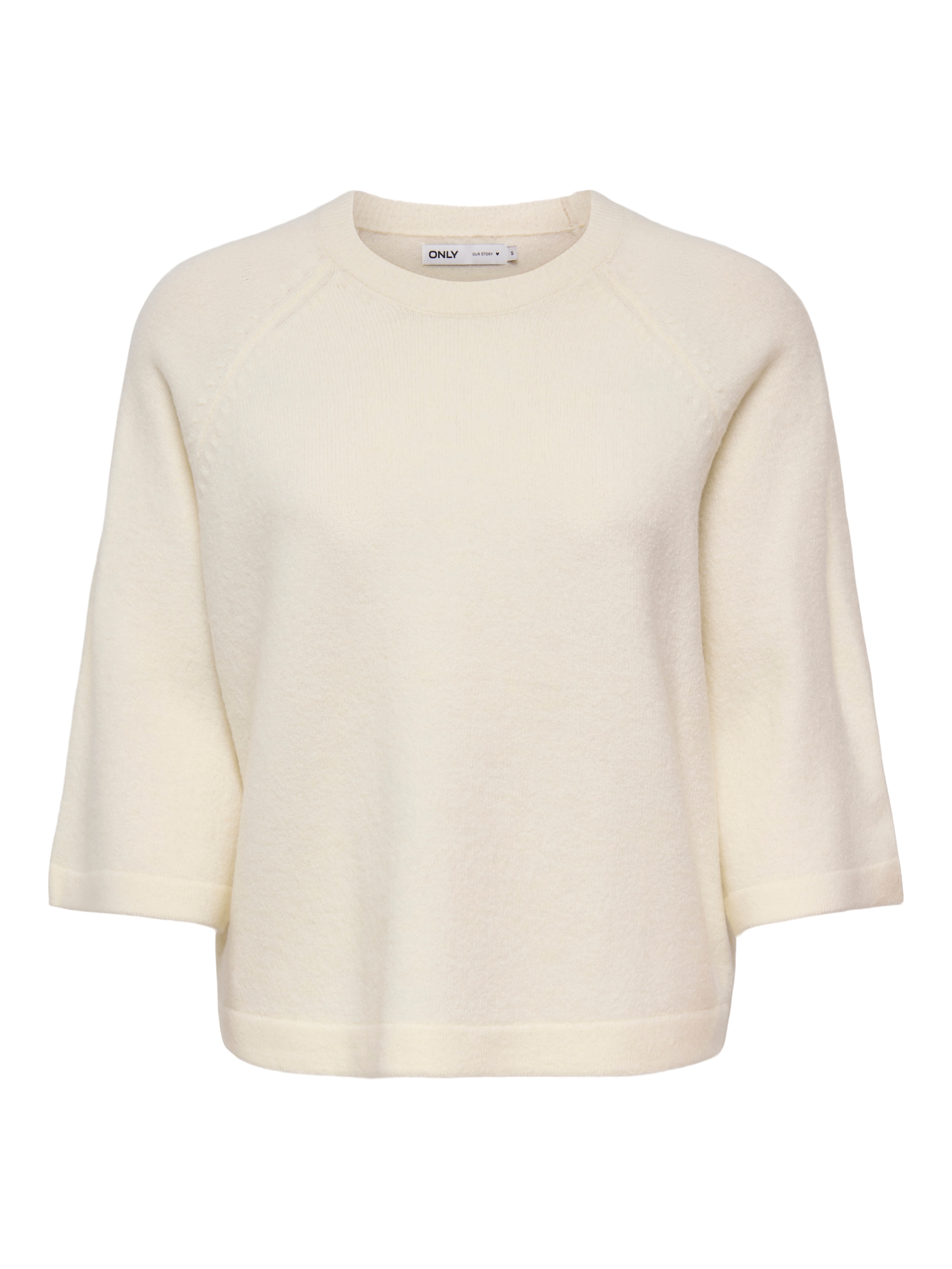 ONLY Strickpullover »ONLSIMONI 3/4 PULLOVER KNT NOOS« Materialmix, regular fit