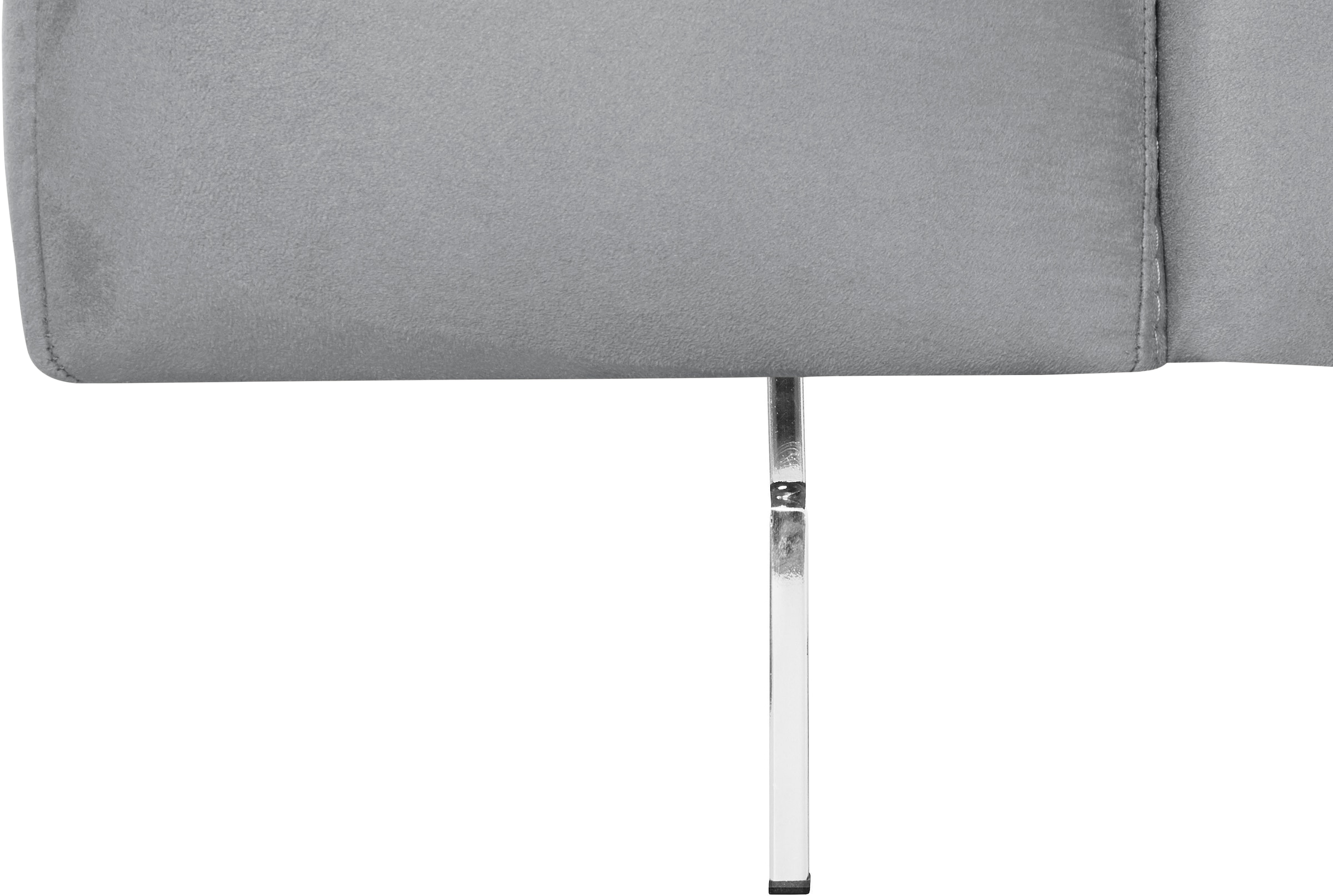 COTTA 3-Sitzer »Chef«, Big-Sofa mit Kopfteilverstellung, edle Metallkufen