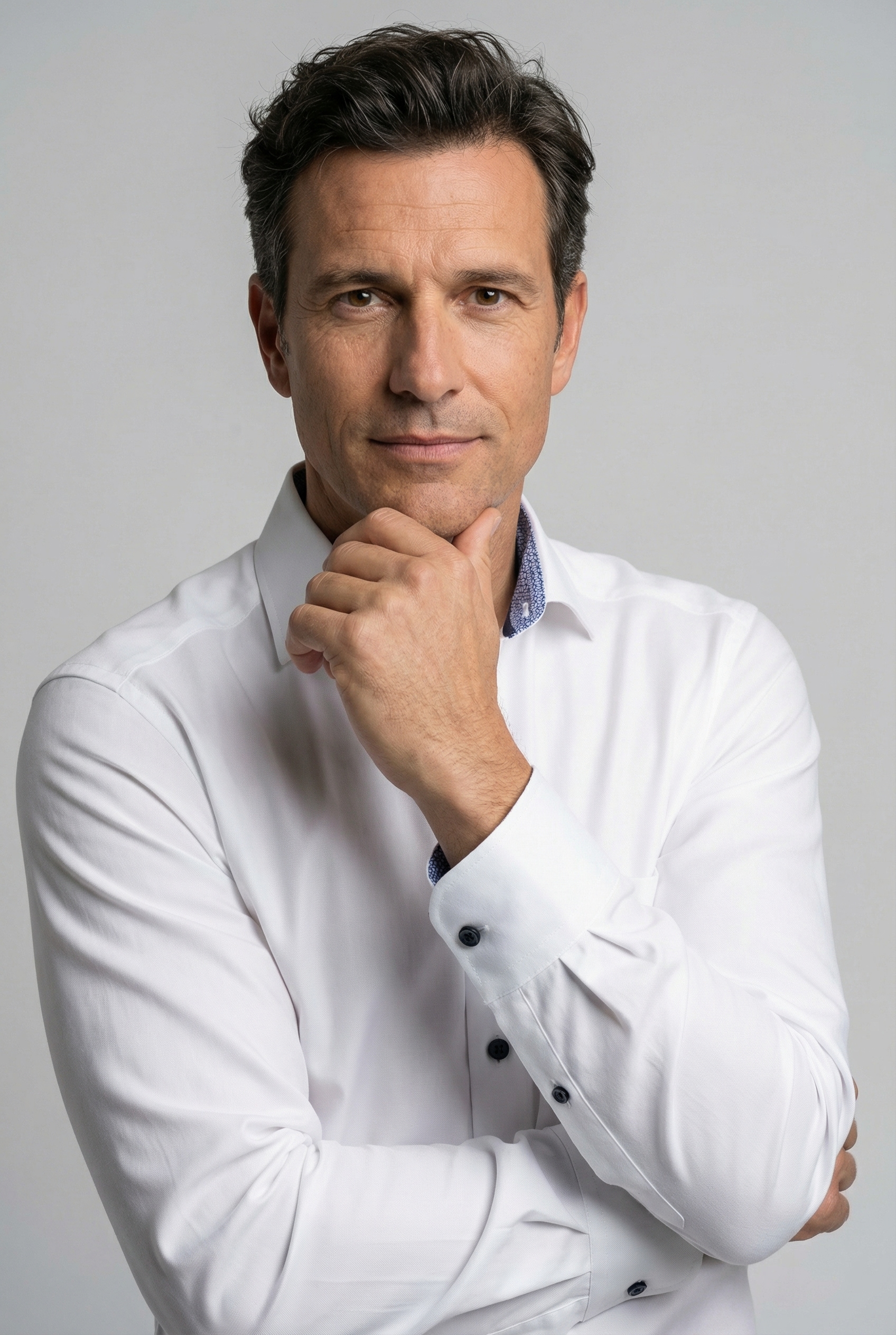 Image of OLYMP Businesshemd "Luxor modern fit" mit kontrastfarbigen Details