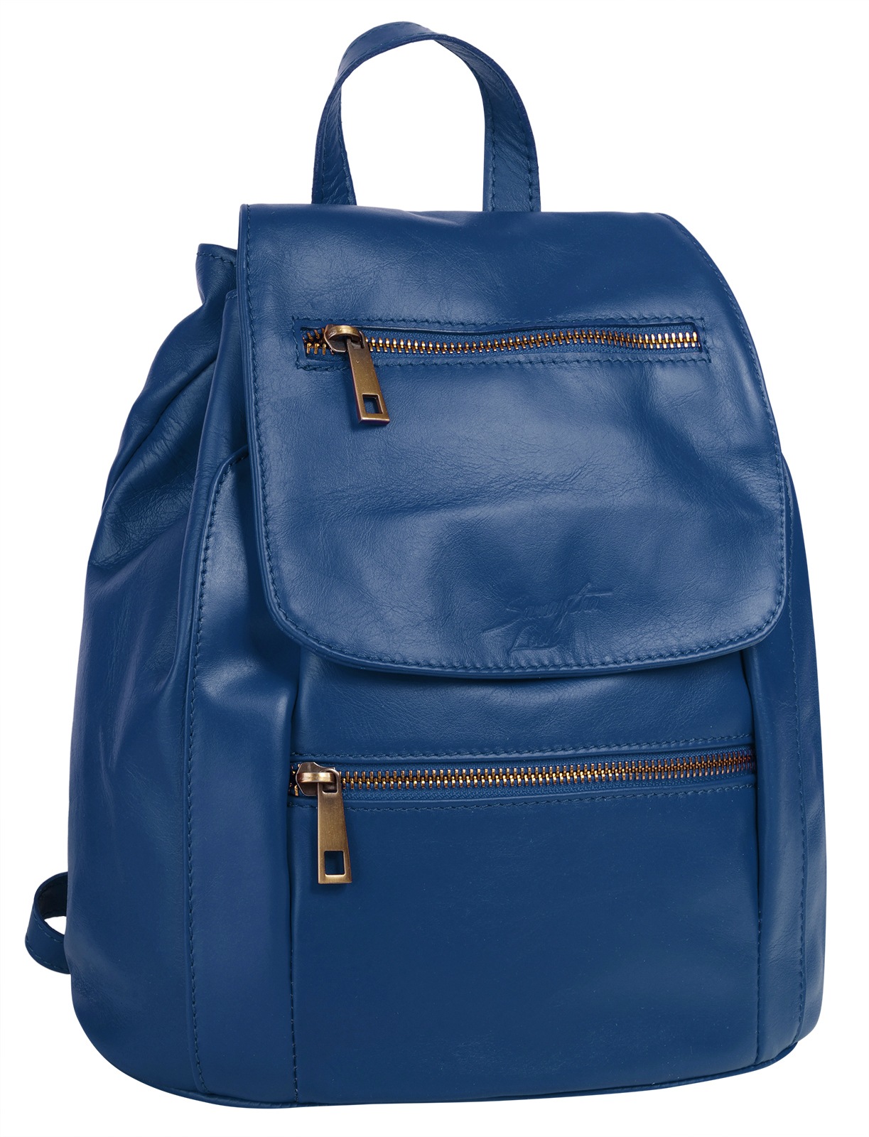 Samantha Look Cityrucksack, echt Leder, Made in Italy