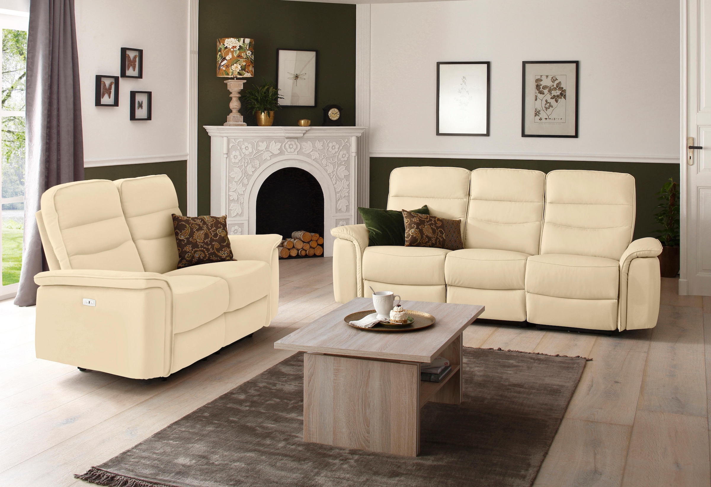 Home affaire 2-Sitzer »Maldini« elektrischer Relaxfunktion und USB-Anschluss, Breite 166 cm