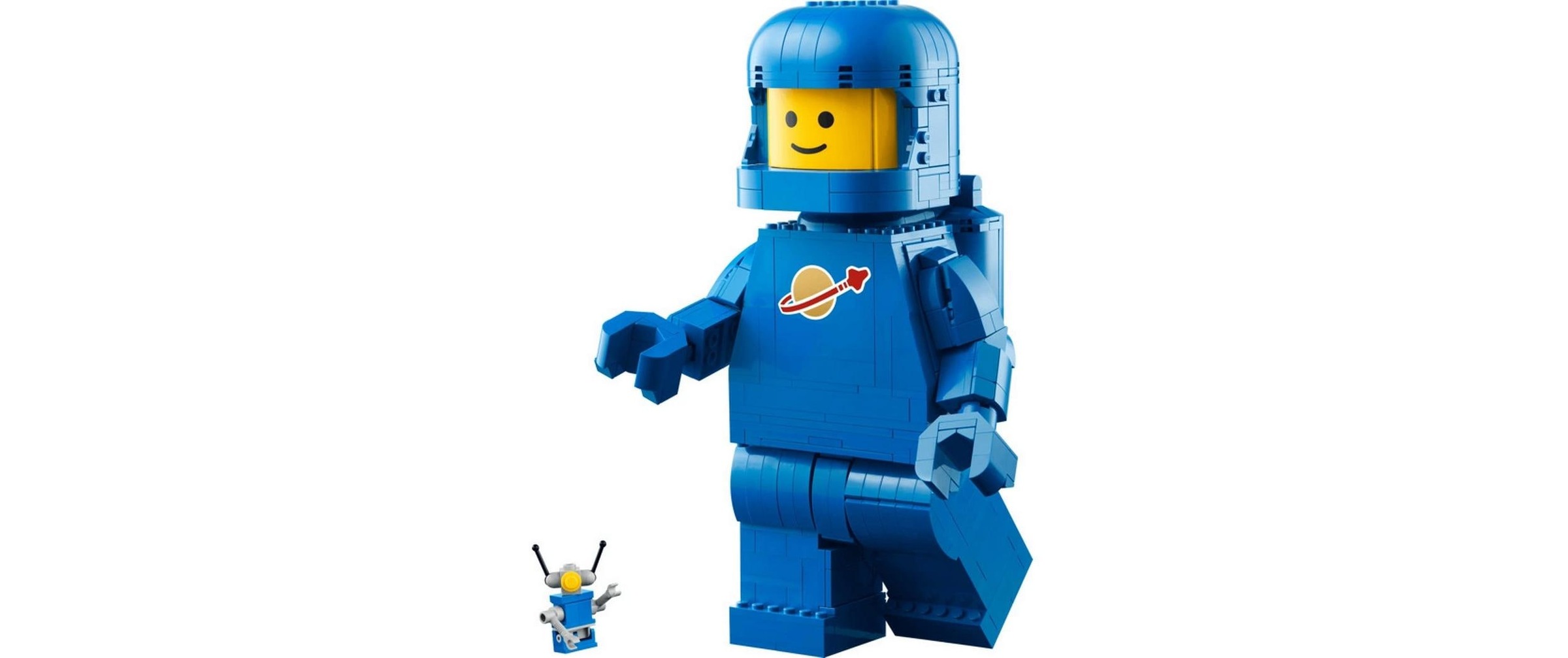 Image of LEGO Konstruktionsspielsteine "Astronauten-Minifigur Vergrössert, blau"