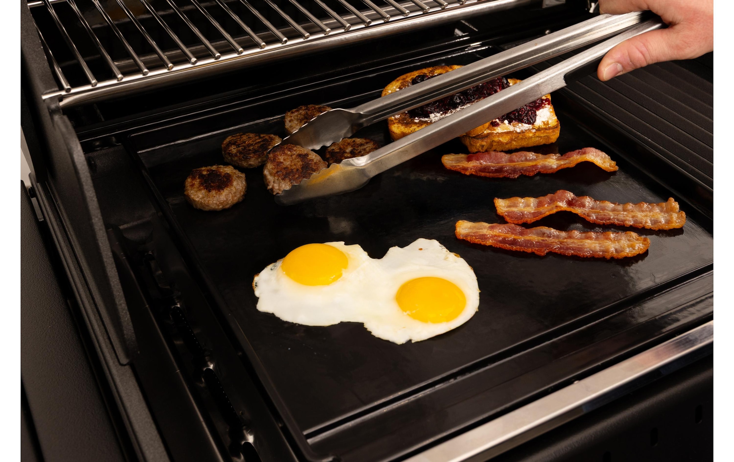 Broil King Grillplattenaufsatz »Do more – plancha Baron Crown« Gusseisen Emaillierte Plancha Platte für Baron und Crown Serie