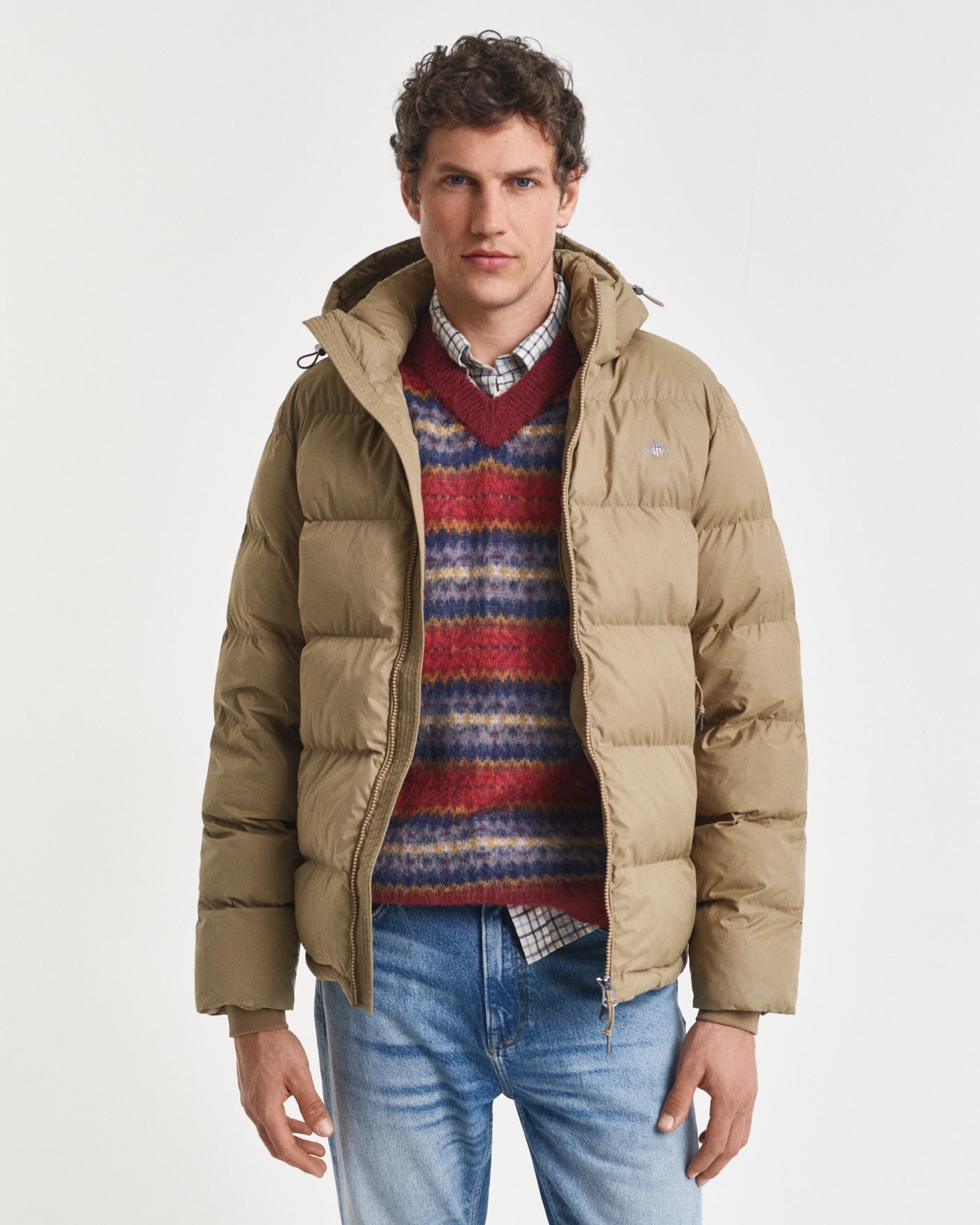 Gant Steppjacke »ACTIVE CLOUD JACKET« mit Kapuze regular fit, abnehmbare Kapuze, 2-Wege-Reissverschluss
