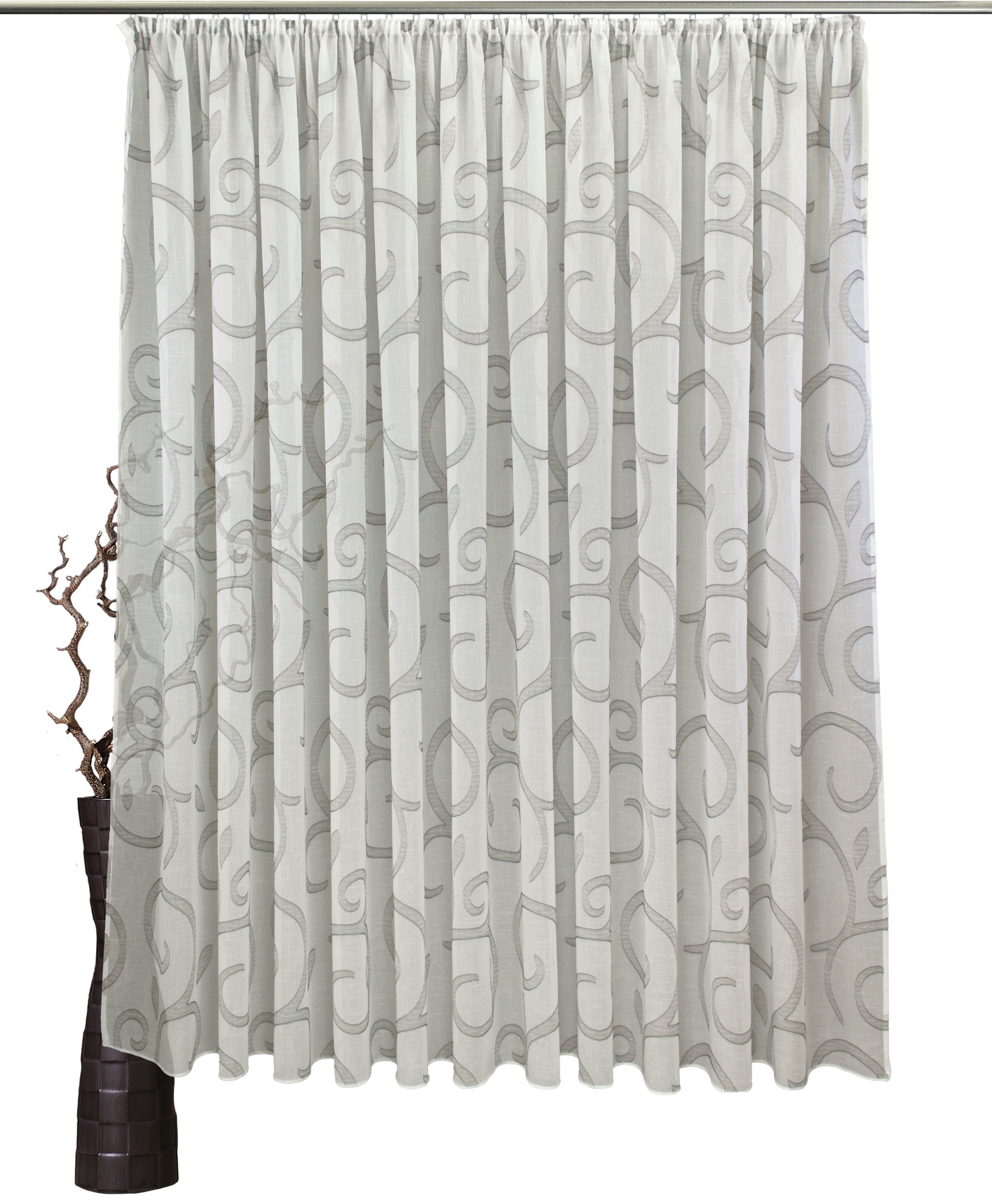 Image of VHG Gardine nach Mass »Florentine«, (1 St.), Gardine "Florentine",VHG, Kräuselband bei Ackermann Versand Schweiz