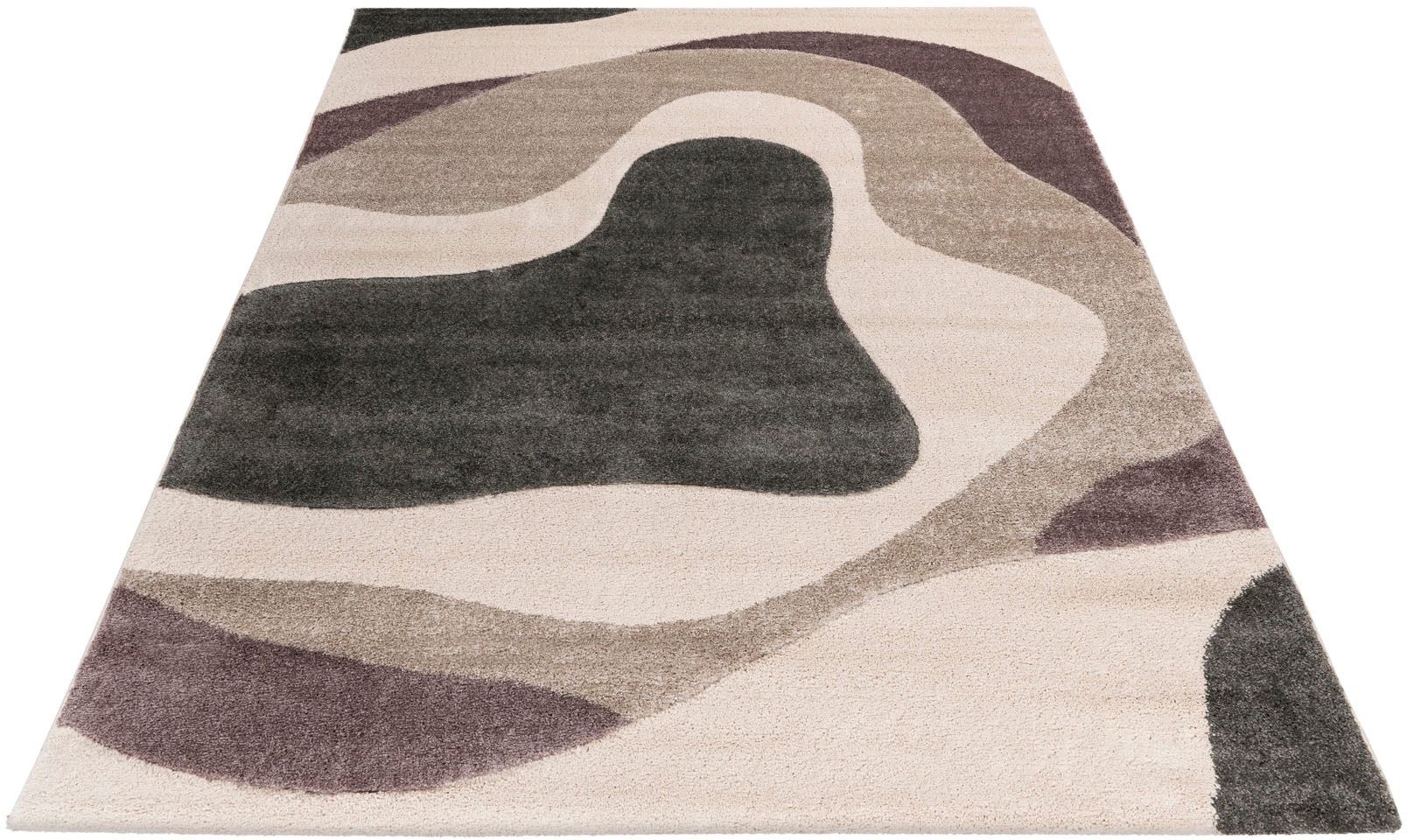 Image of Obsession Teppich »My Barbados 843«, rechteckig, 15 mm Höhe, Kurzflor, modernes Design in grau & beige, ideal im Wohnzimmer & Schlafzimmer bei Ackermann Versand Schweiz