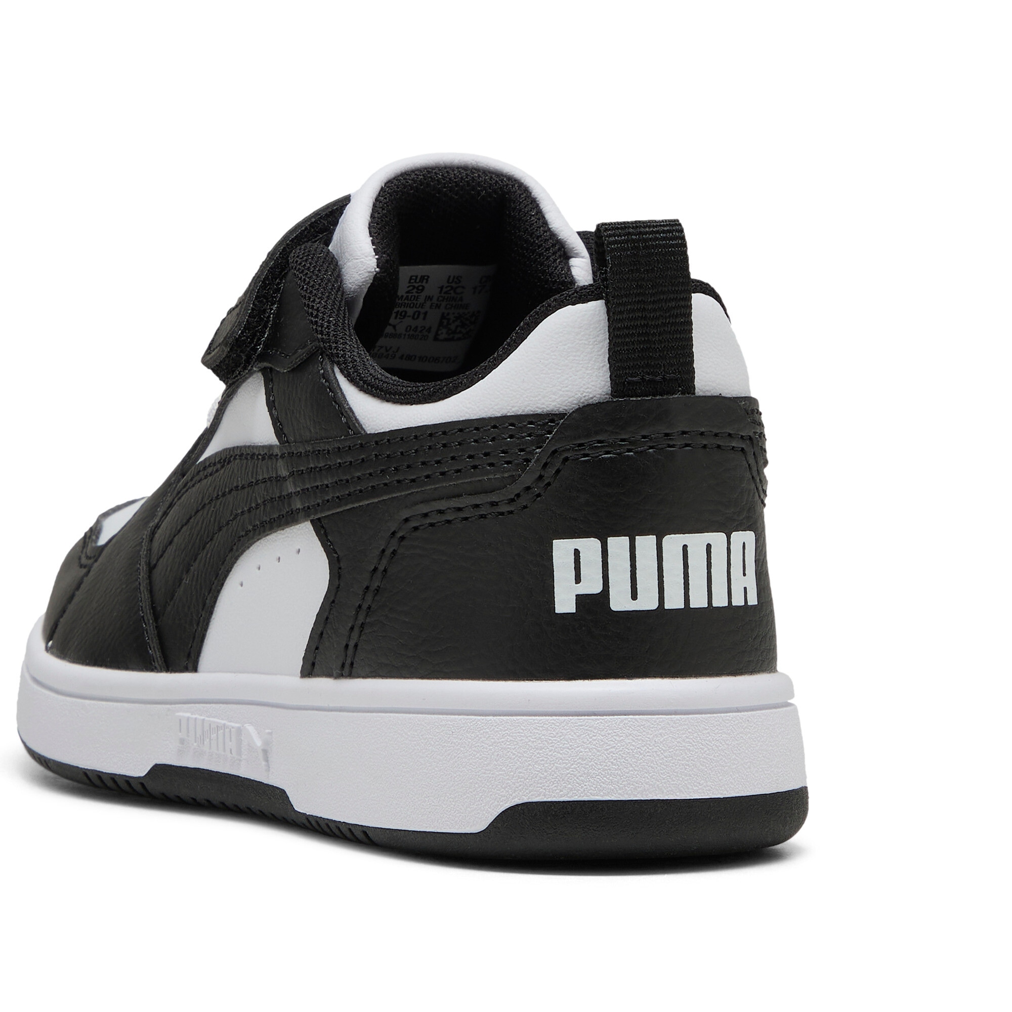 PUMA Sneakers »REBOUND V6 LO AC+ PS«  coupe montant à la cheville, avec fermeture velcro, semelle en caoutchouc