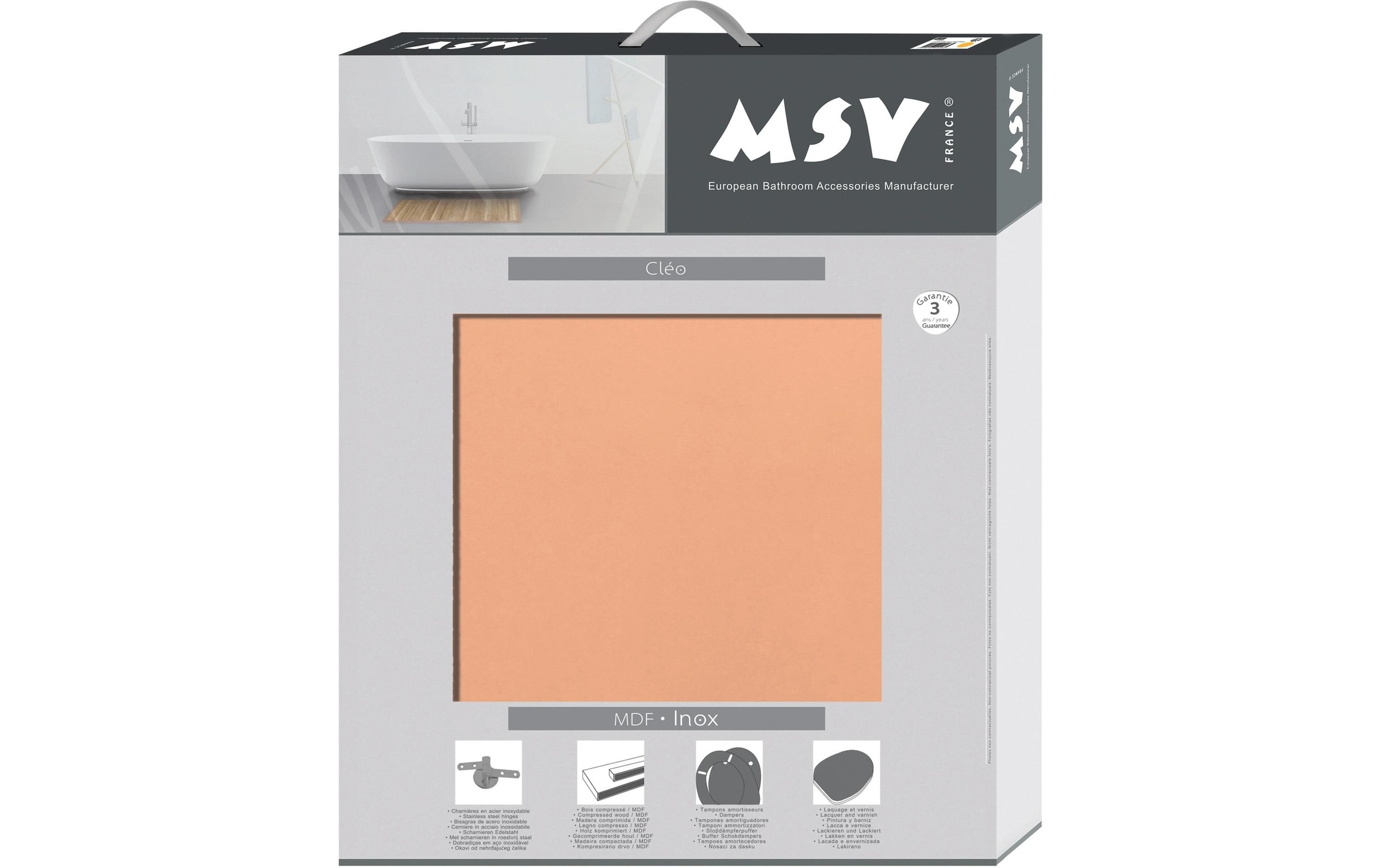 MSV WC-Sitz »Pfirsich«